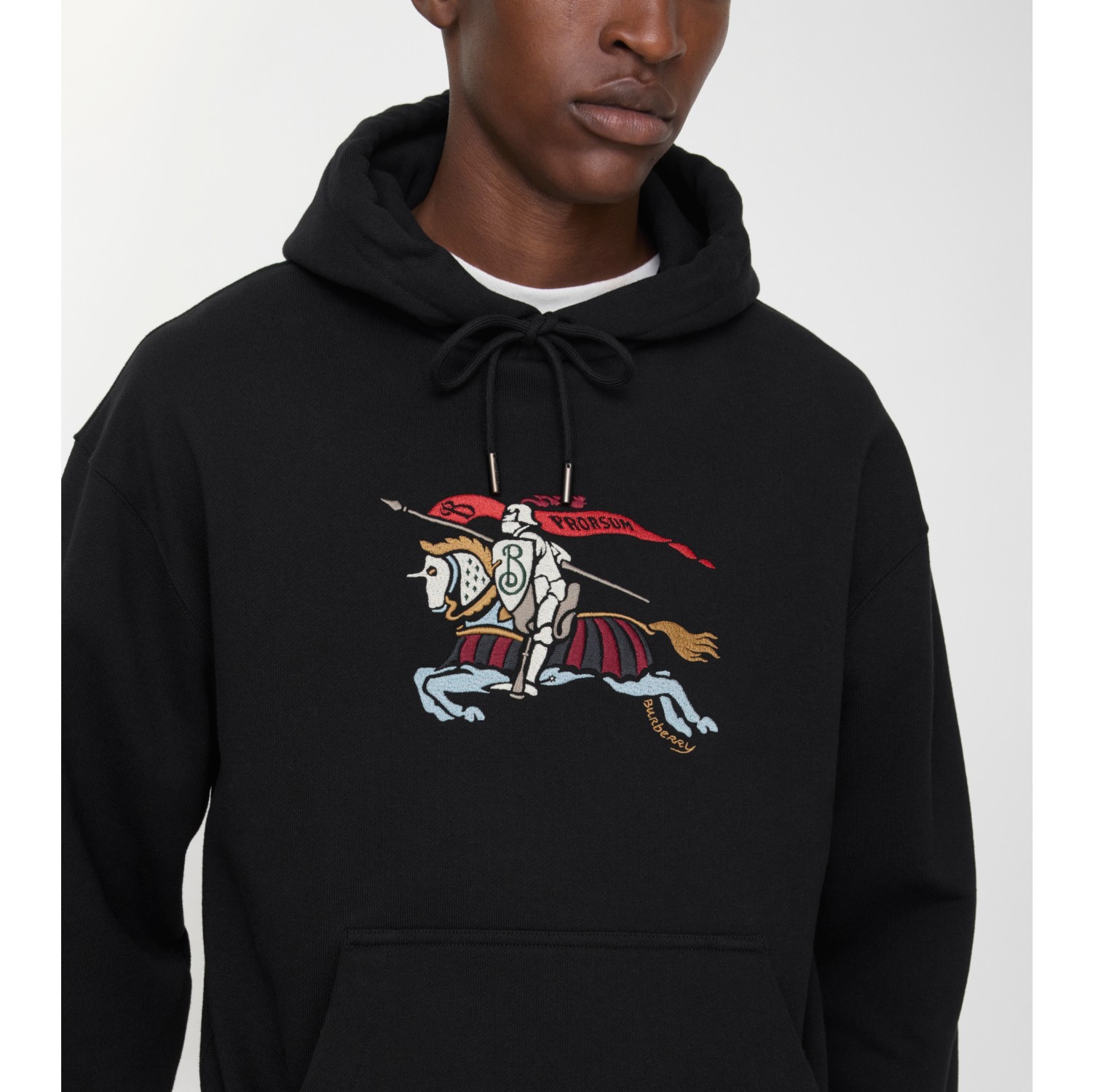 EKD Cotton Hoodie in Black - Men | Burberry® Official