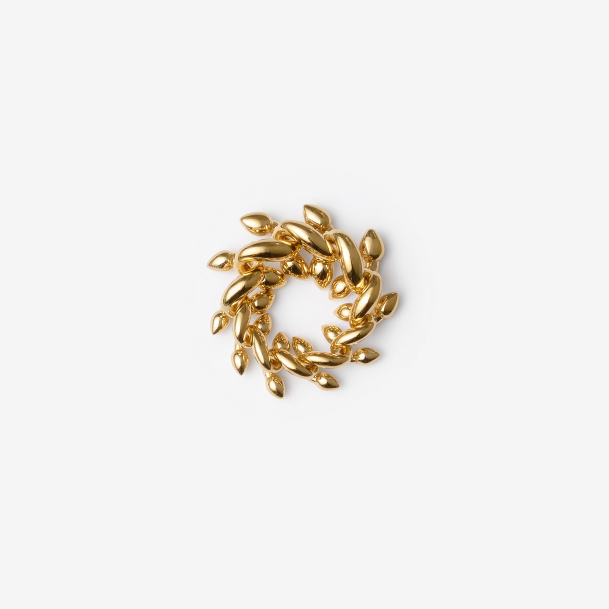Burberry Gold-plated Spear Chain Ring