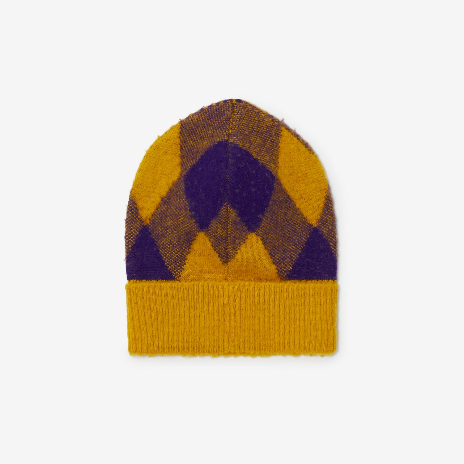 Argyle Wool Beanie in Pear/royal | Burberry® Official