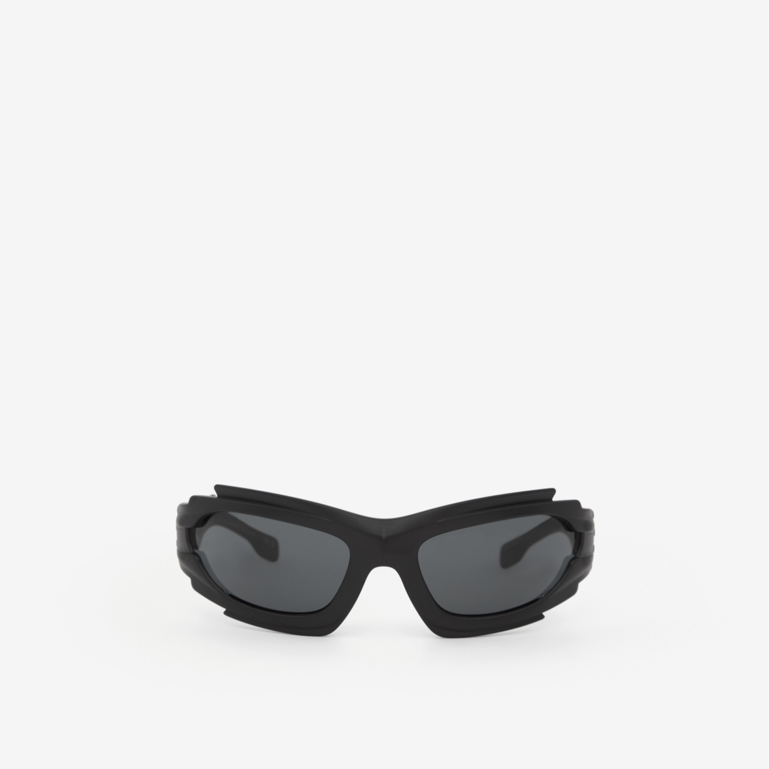 Geometric Frame Marlowe Sunglasses in Black/black - Women | Burberry®  Official
