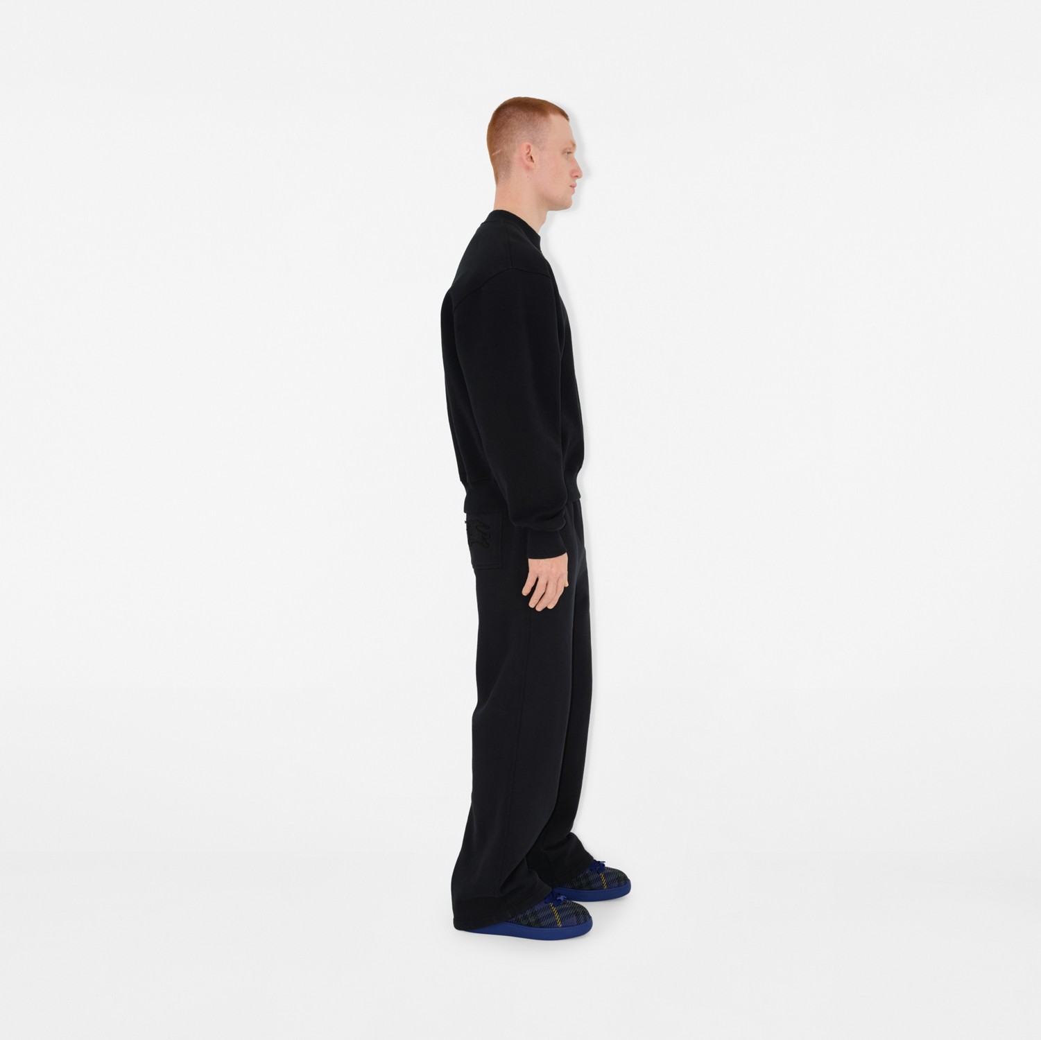 Cotton Sweatshirt in Black - Men | Burberry® Official Cotton Sweatshirt in Black - Men | Burberry® Official