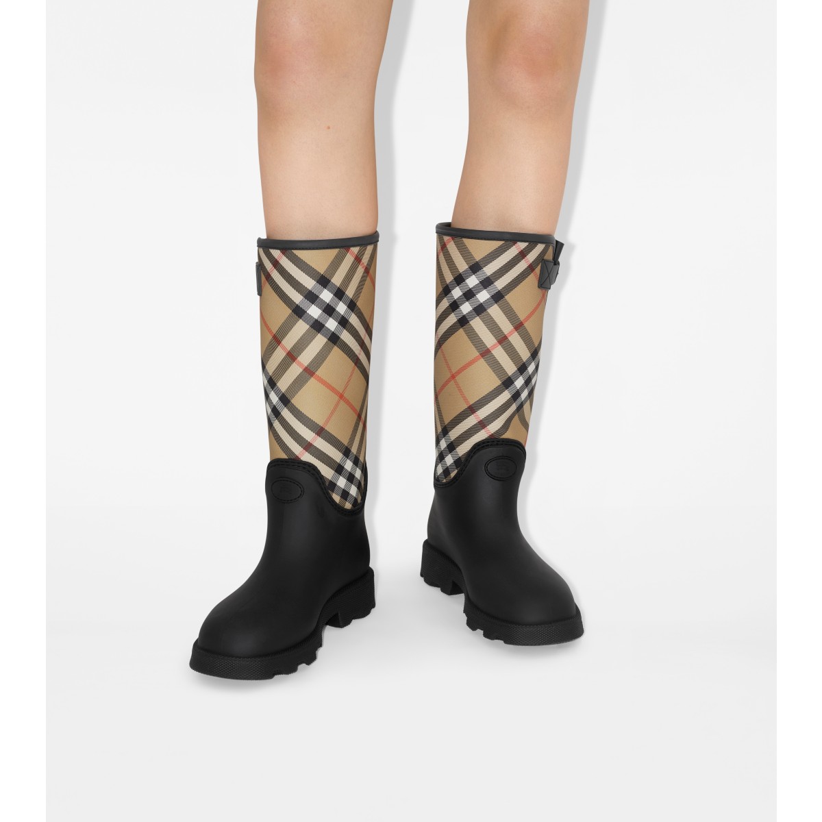  Check Rubber Marsh Stamp High Boots​