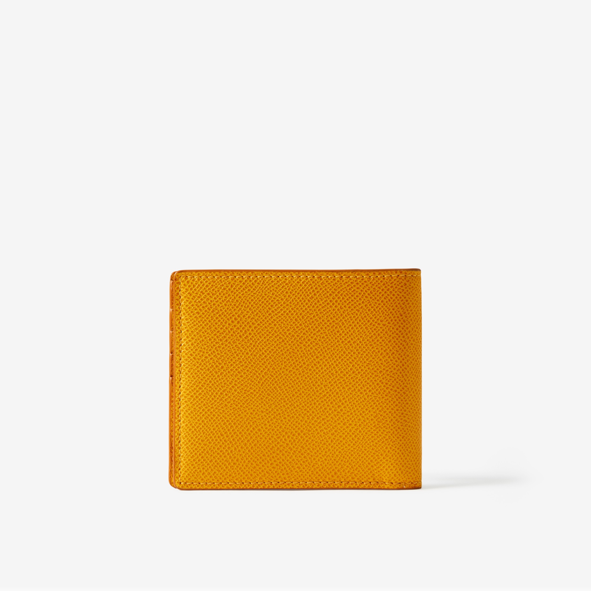 Grainy Leather TB Bifold Wallet in Marigold - Men | Burberry® Official - 3