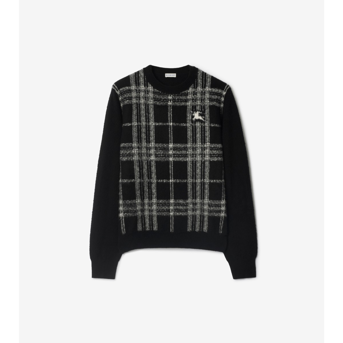 Check Wool Sweater