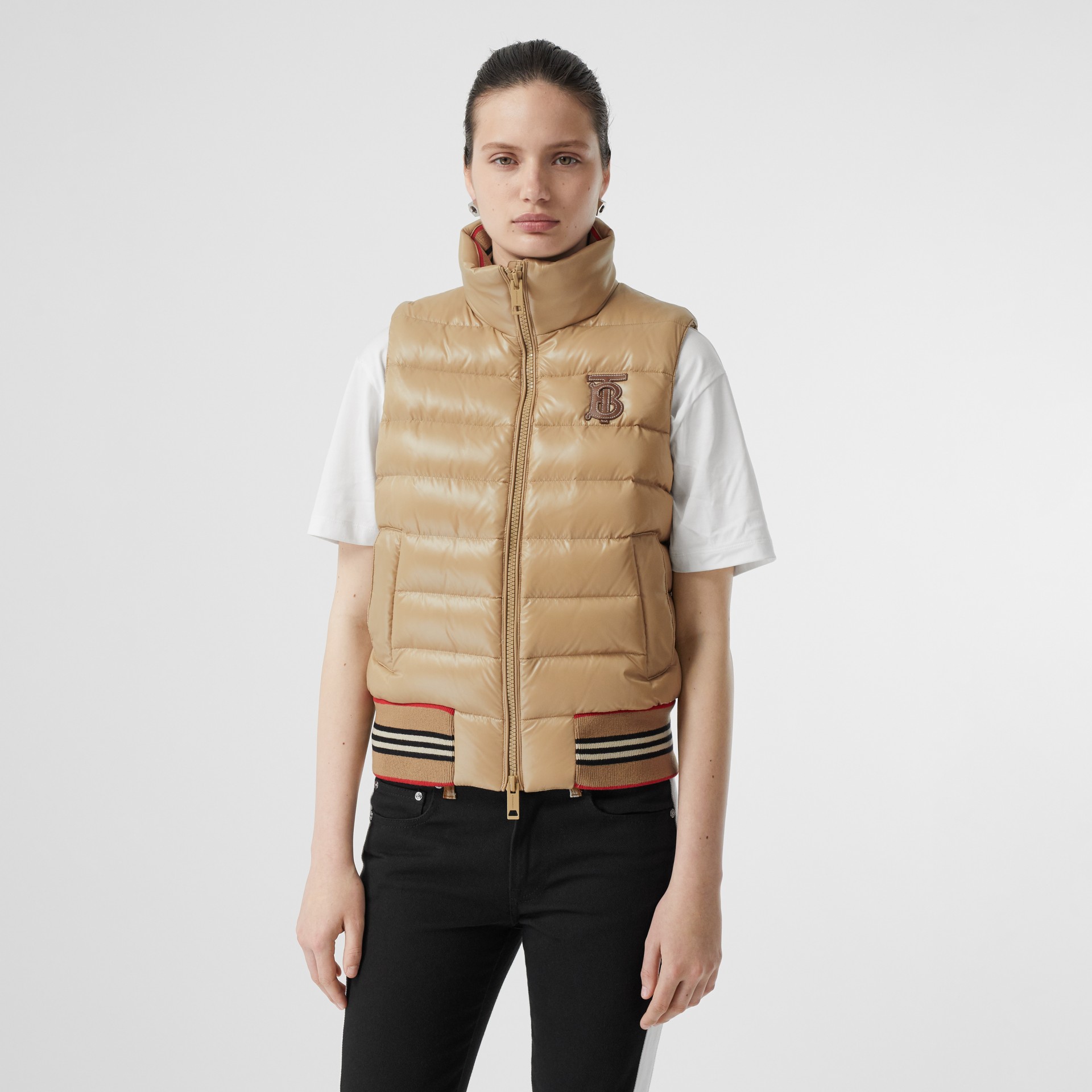 burberry detachable sleeve jacket