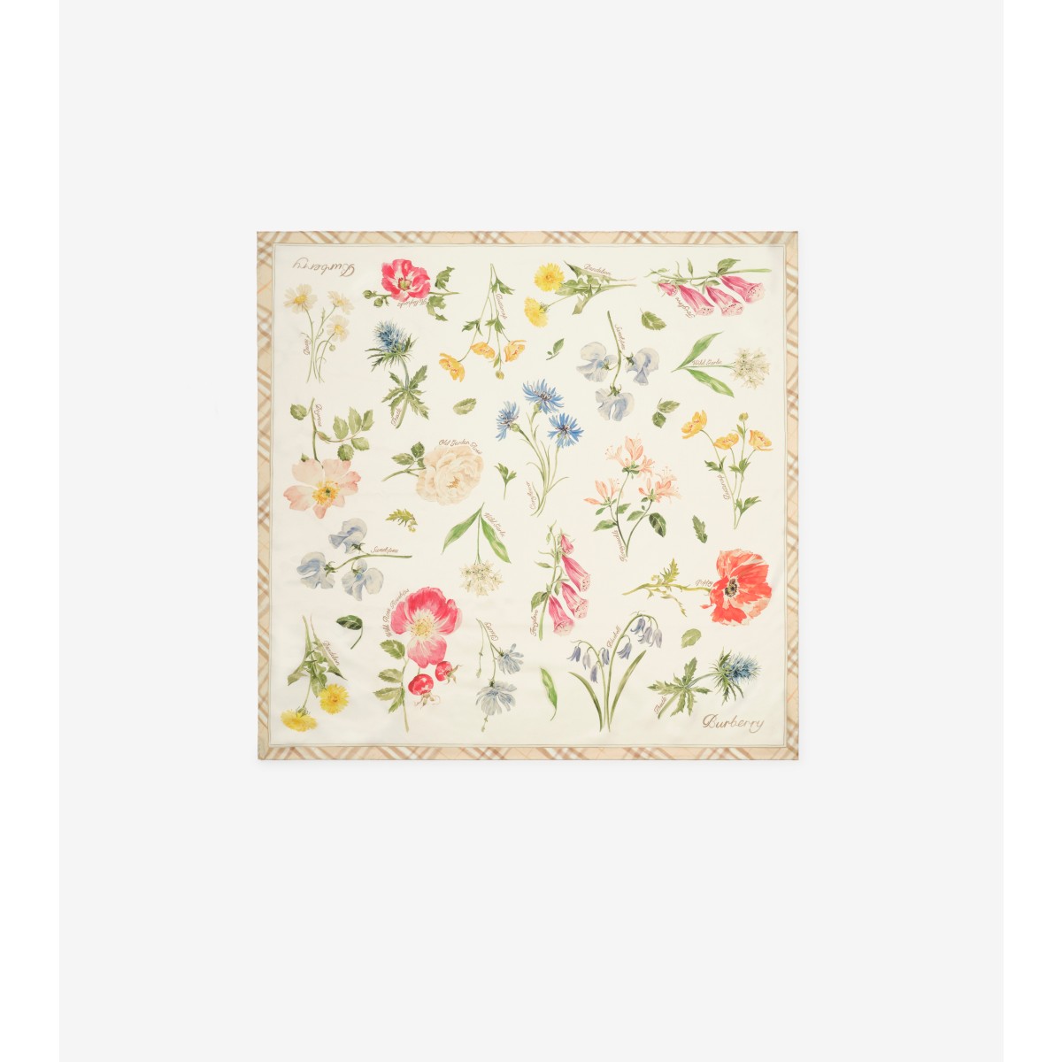  Check Blooms of Britain Scarf