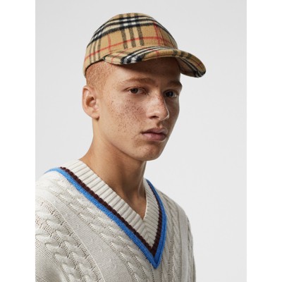 burberry felted wool baseball cap