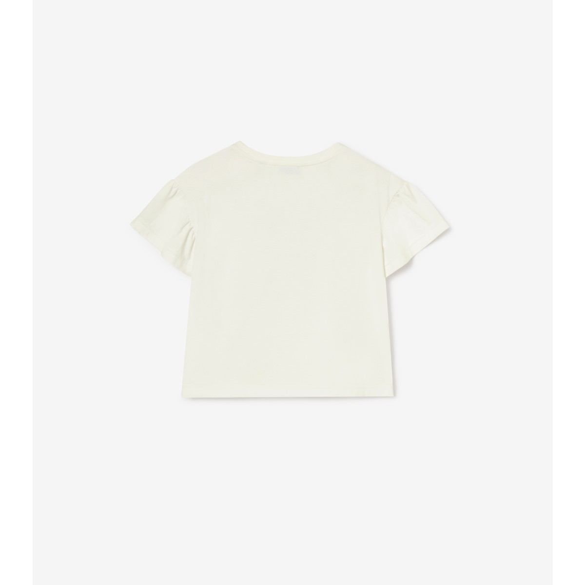  Check Bow Cotton T-shirt