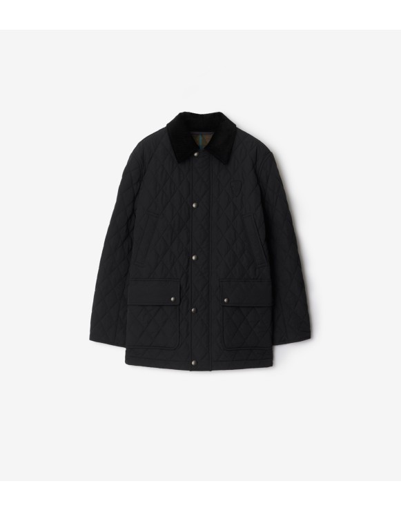 Quilted Nylon Barn Jacket