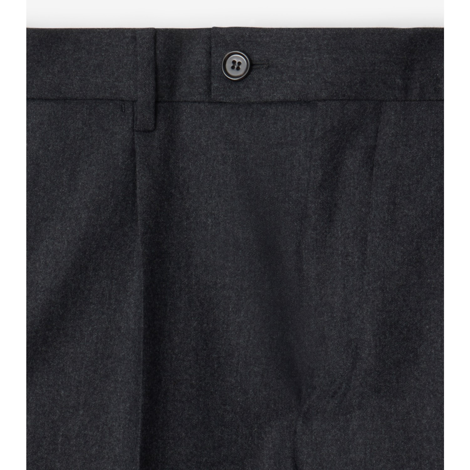Wool Flannel Tailored Trousers