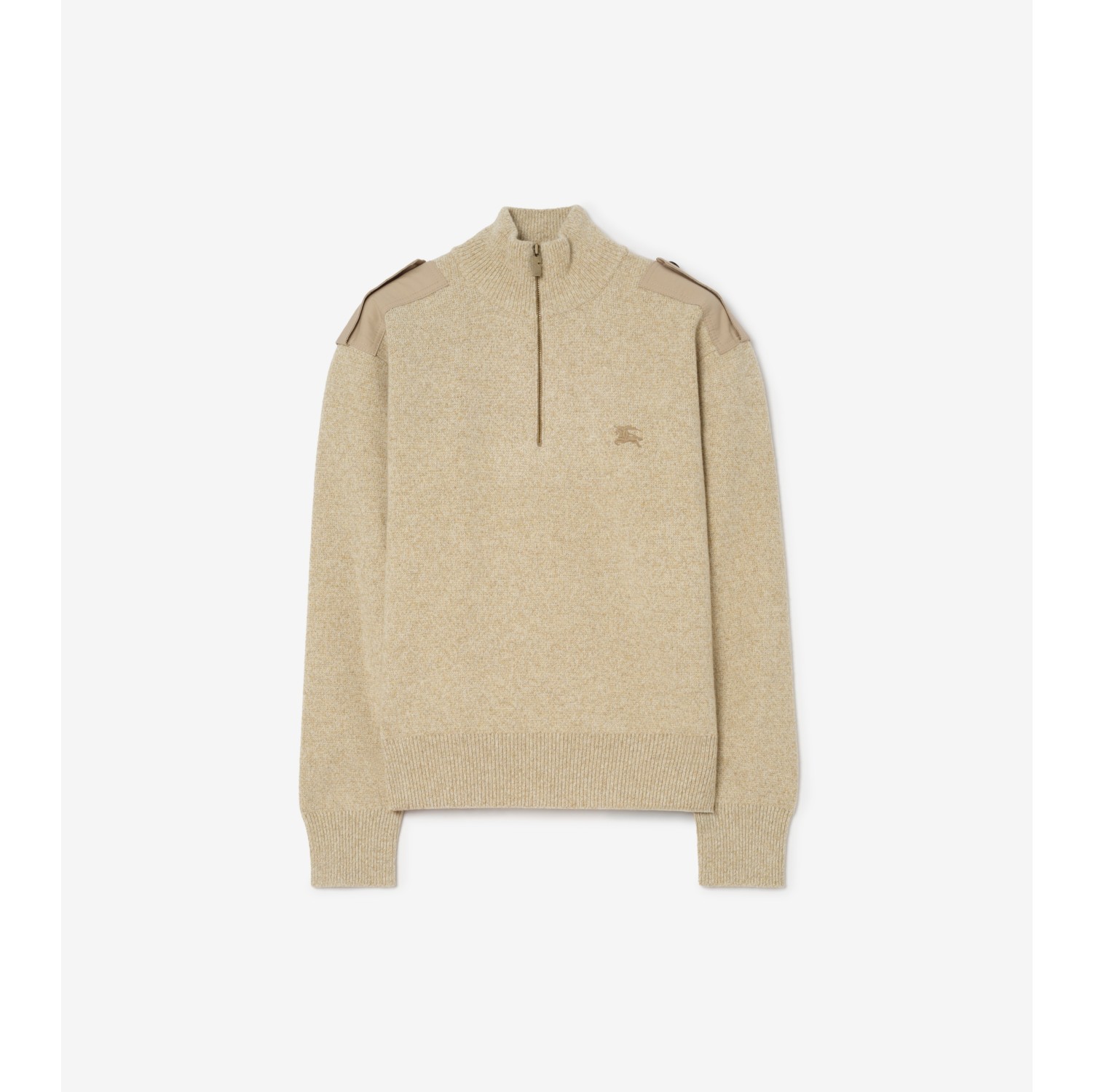 Wool Cashmere Half-zip Sweater