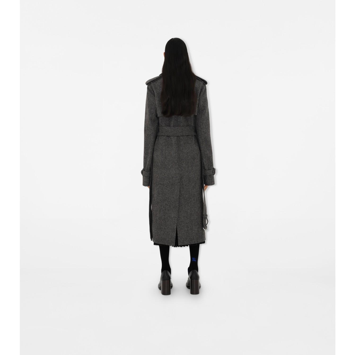 Long Wool Trench Coat