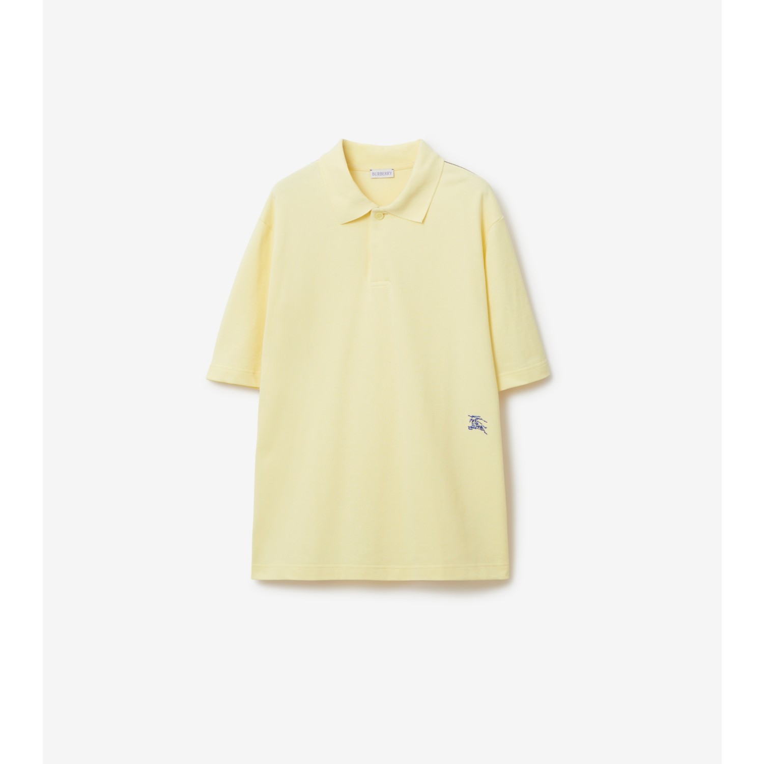 Cotton Polo Shirt in Sherbet - Men | Burberry® Official