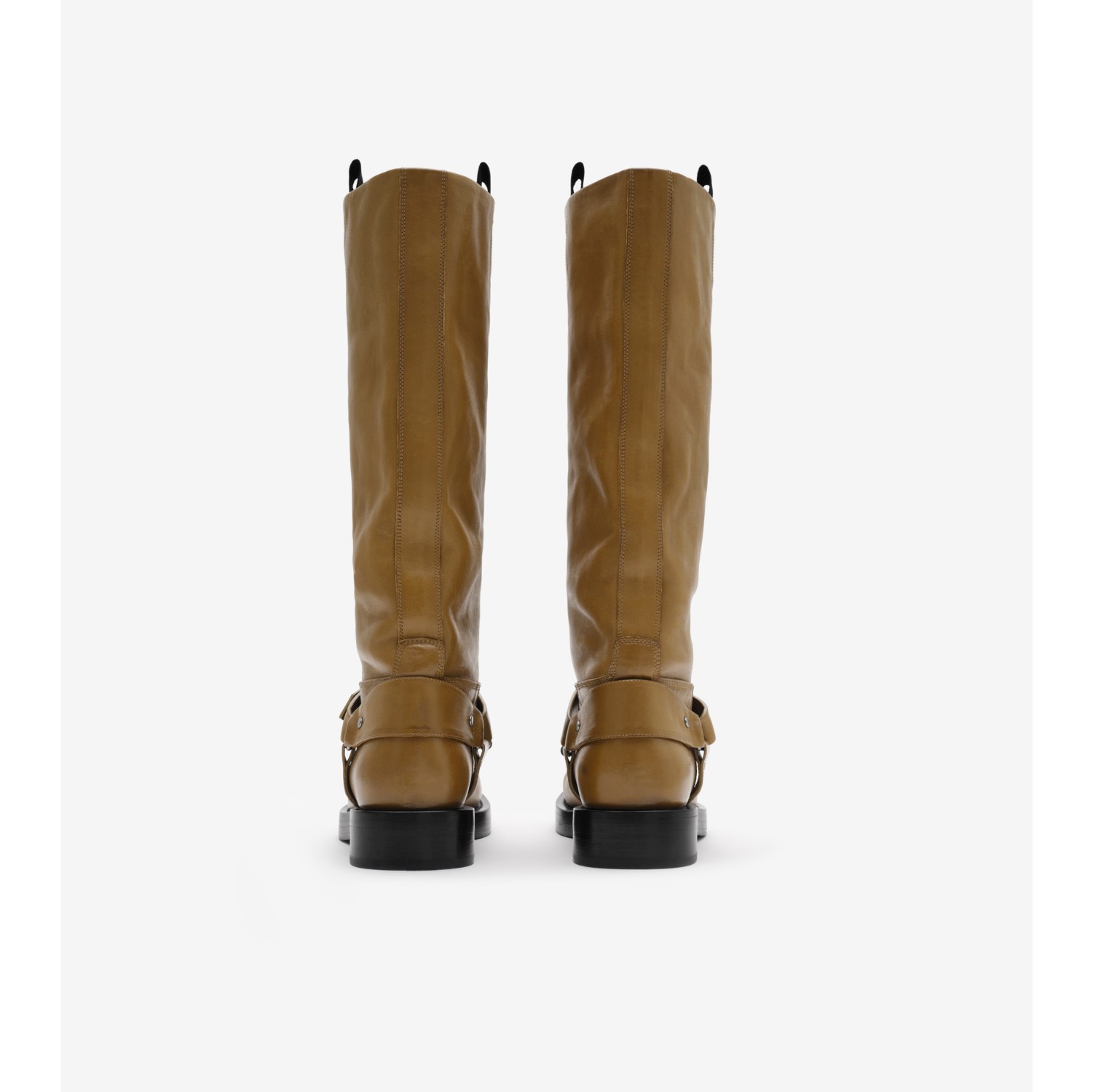 Botas altas Saddle en piel