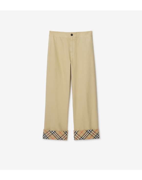 Gabardine Trousers