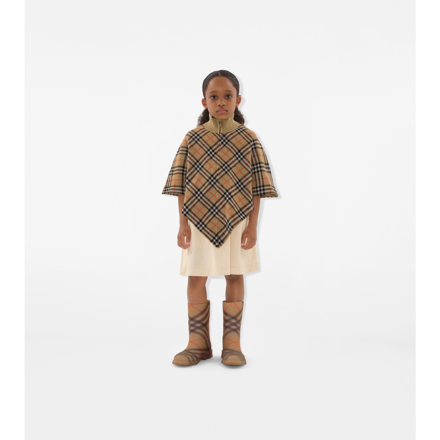 Mantella in lana Check