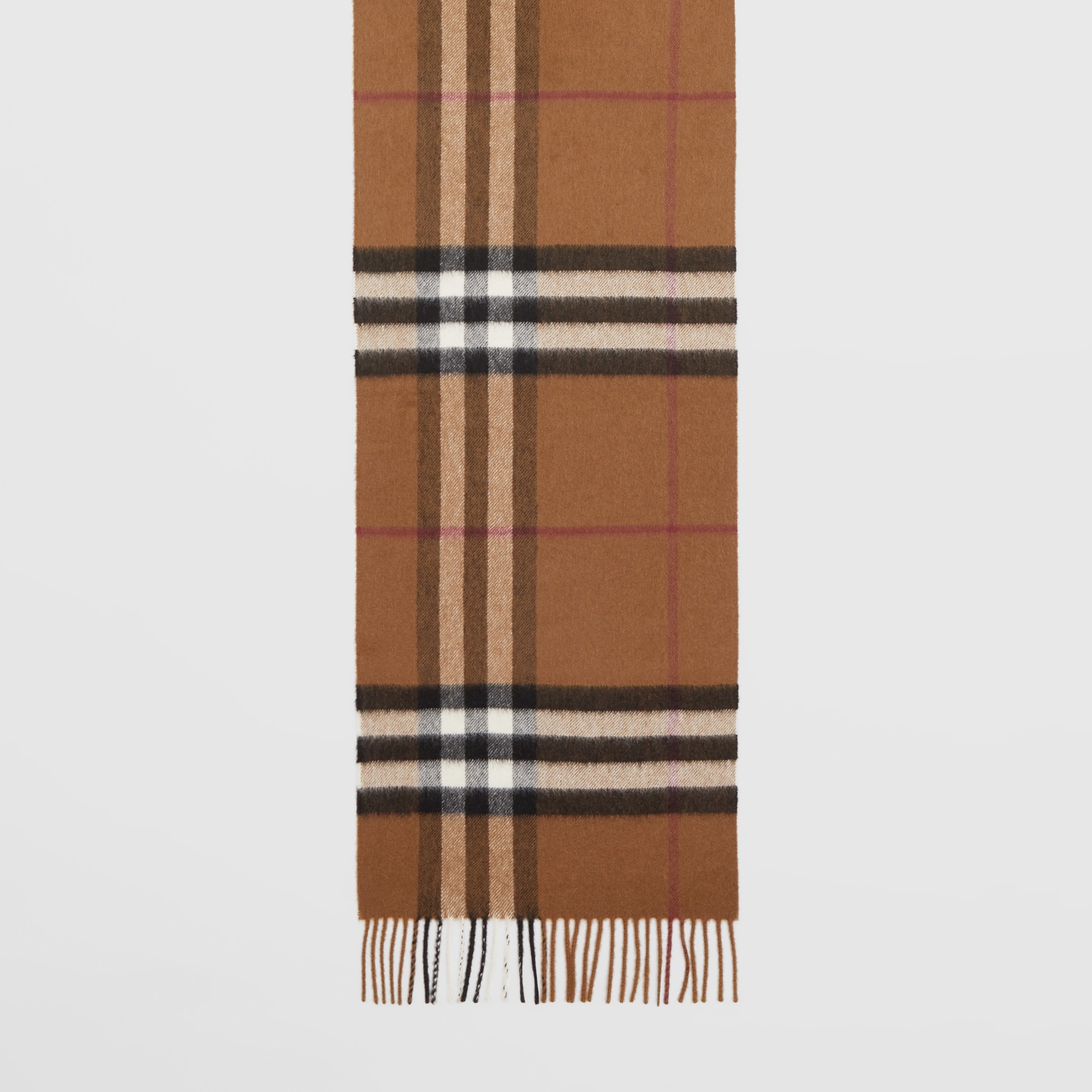 The Classic Check Cashmere Scarf in Birch Brown | Burberry United States