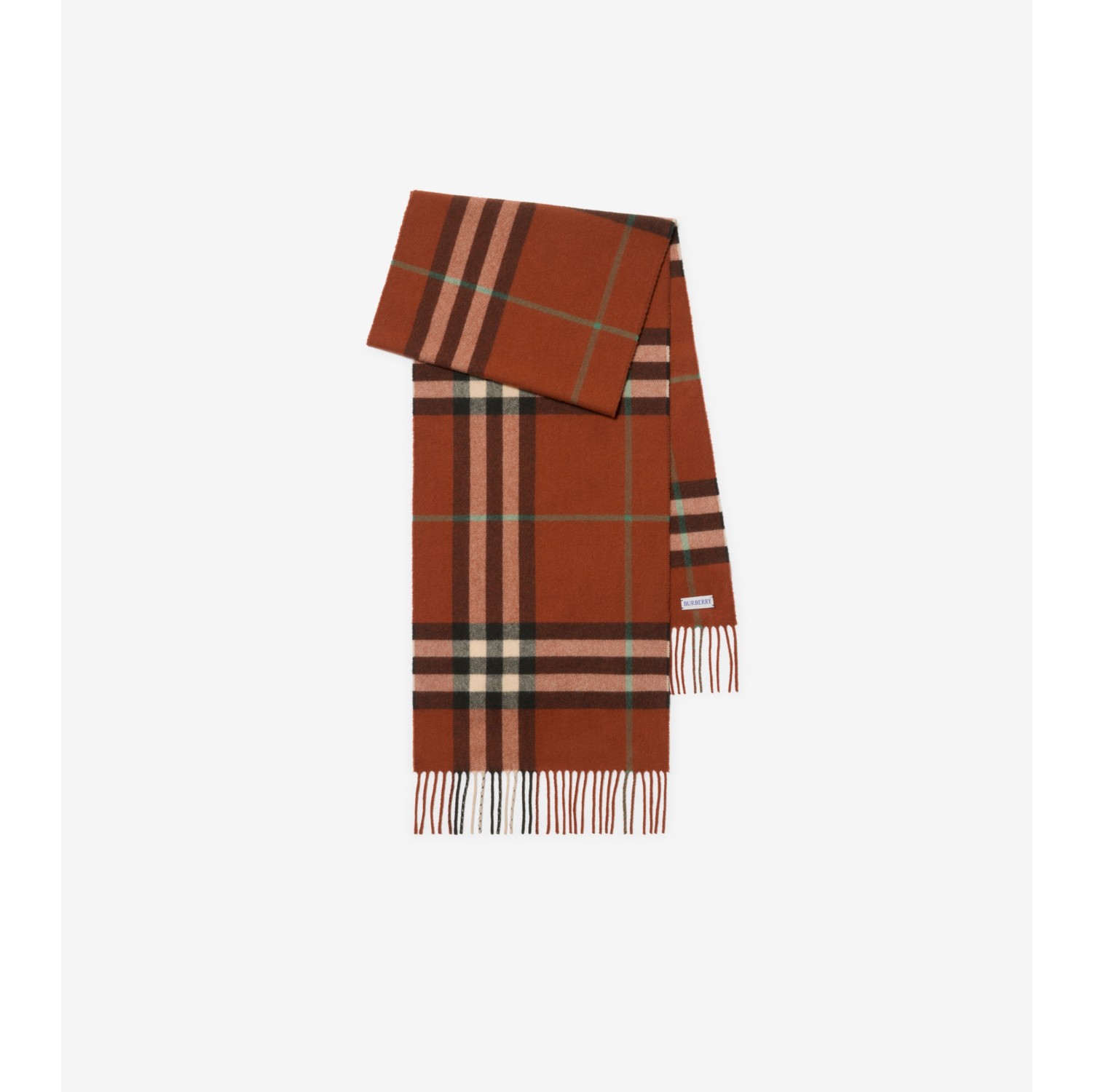 Check Cashmere Scarf