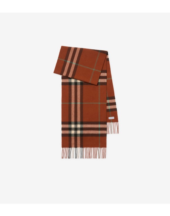 Check Cashmere Scarf