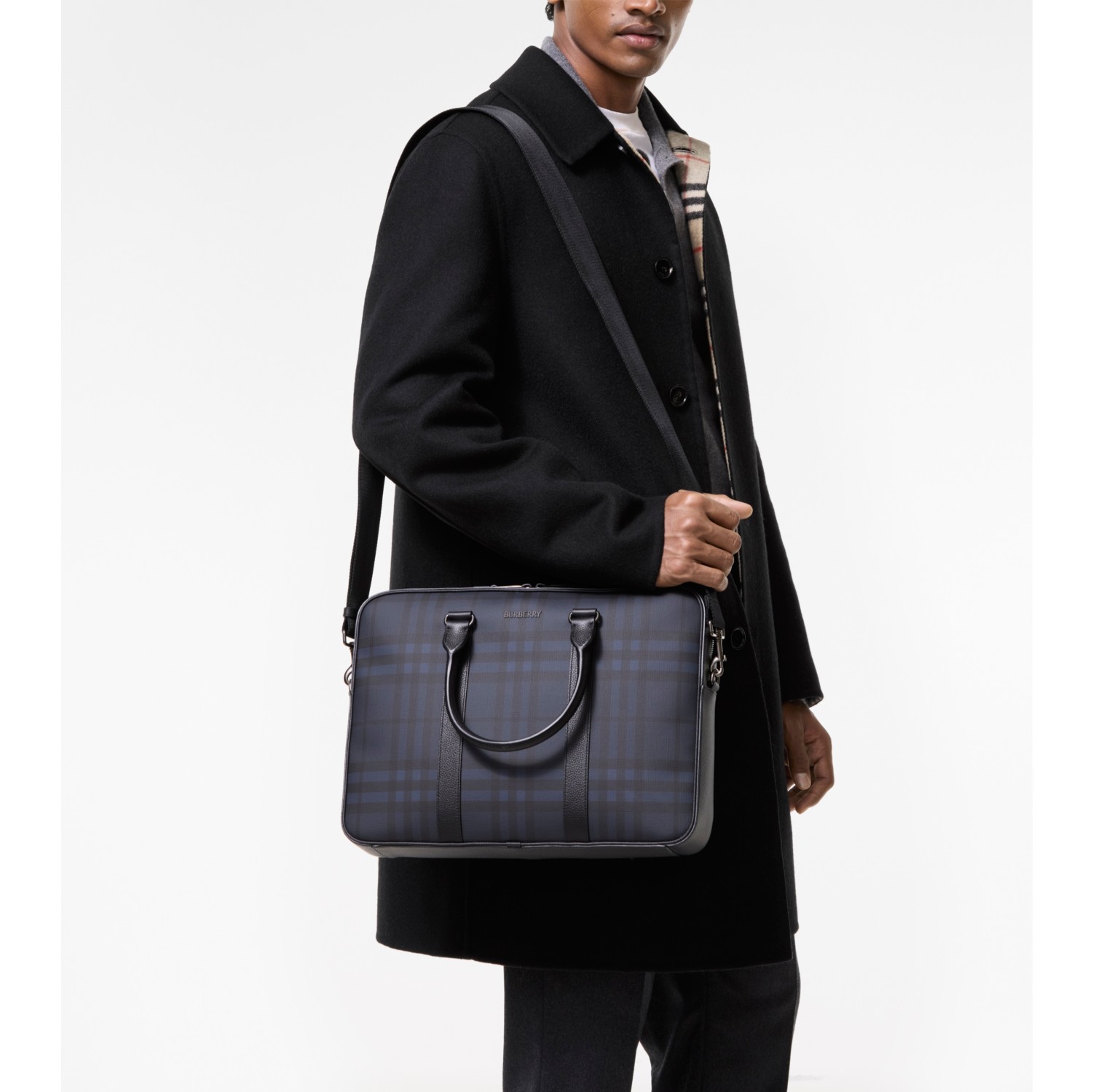City Check Briefcase