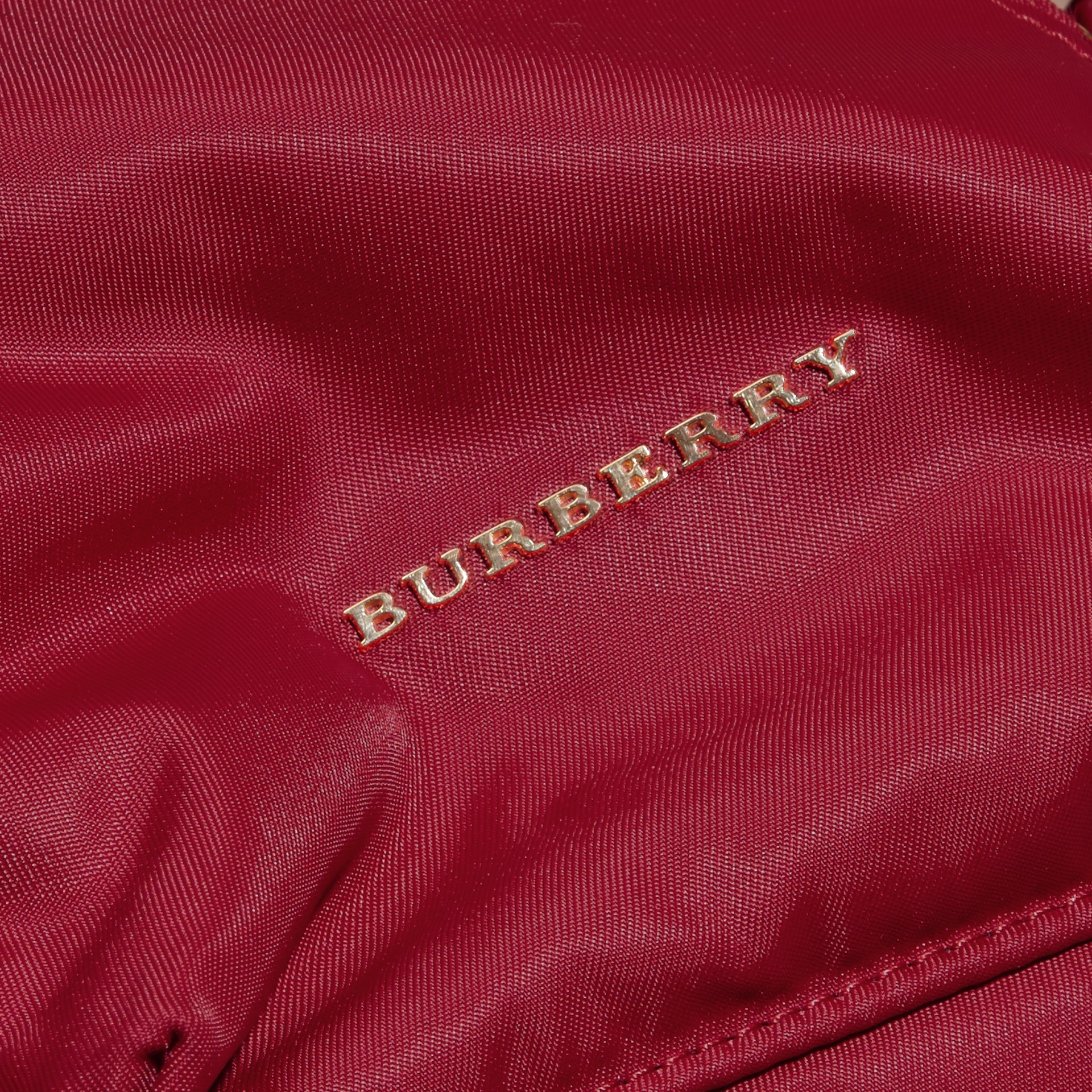 BURBERRY The Small Rucksack in Technical Nylon and Leather