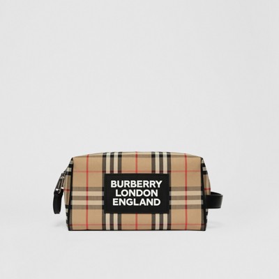 Travel Pouch in Archive Beige | Burberry