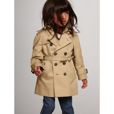 burberry trench coat kids yellow