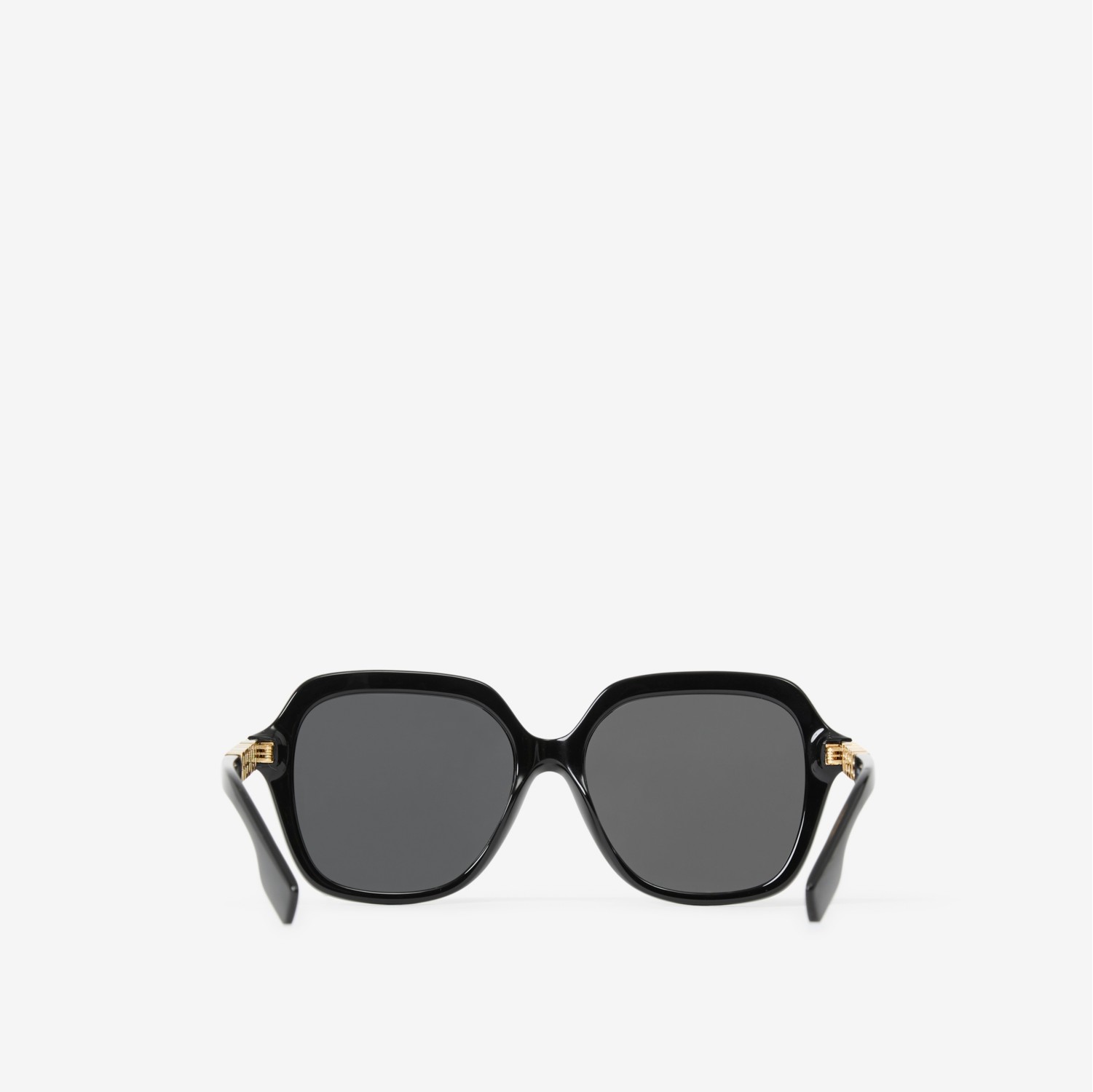 Oversized Square Frame Sunglasses in Black - Women | Burberry® Official