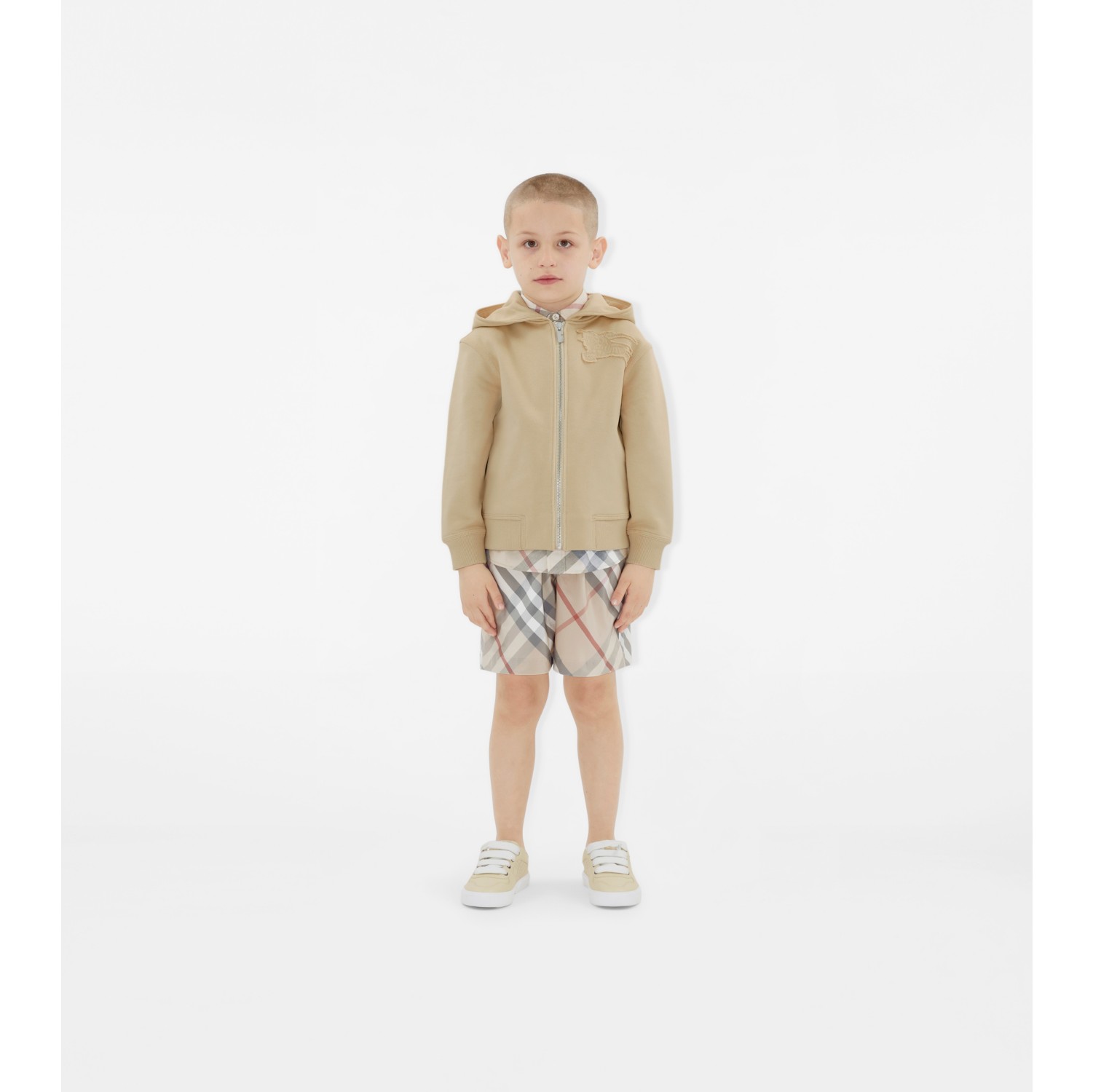 Hoodie zippé en coton EKD