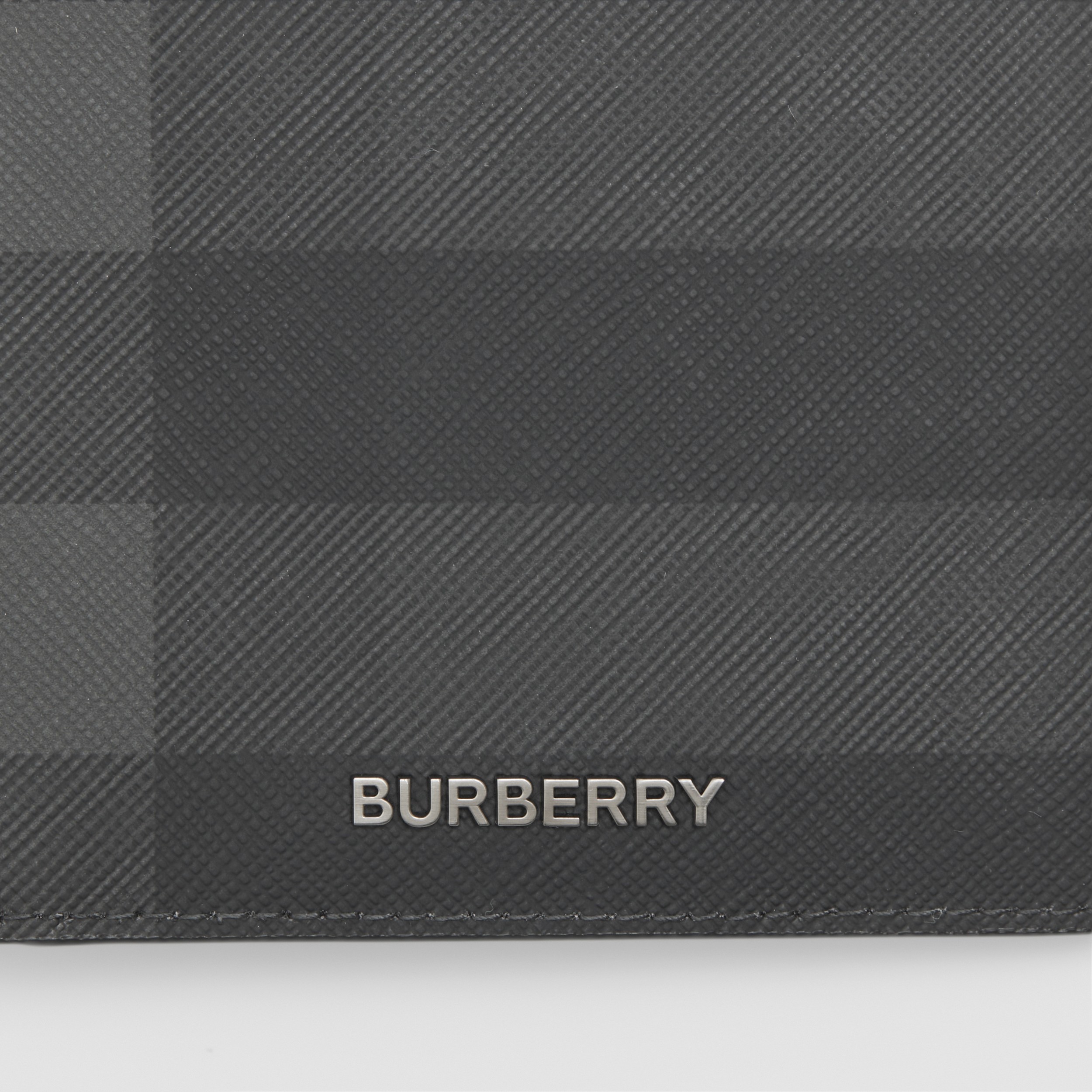 Charcoal Check Bifold Coin Wallet - Men | Burberry® Official - 2
