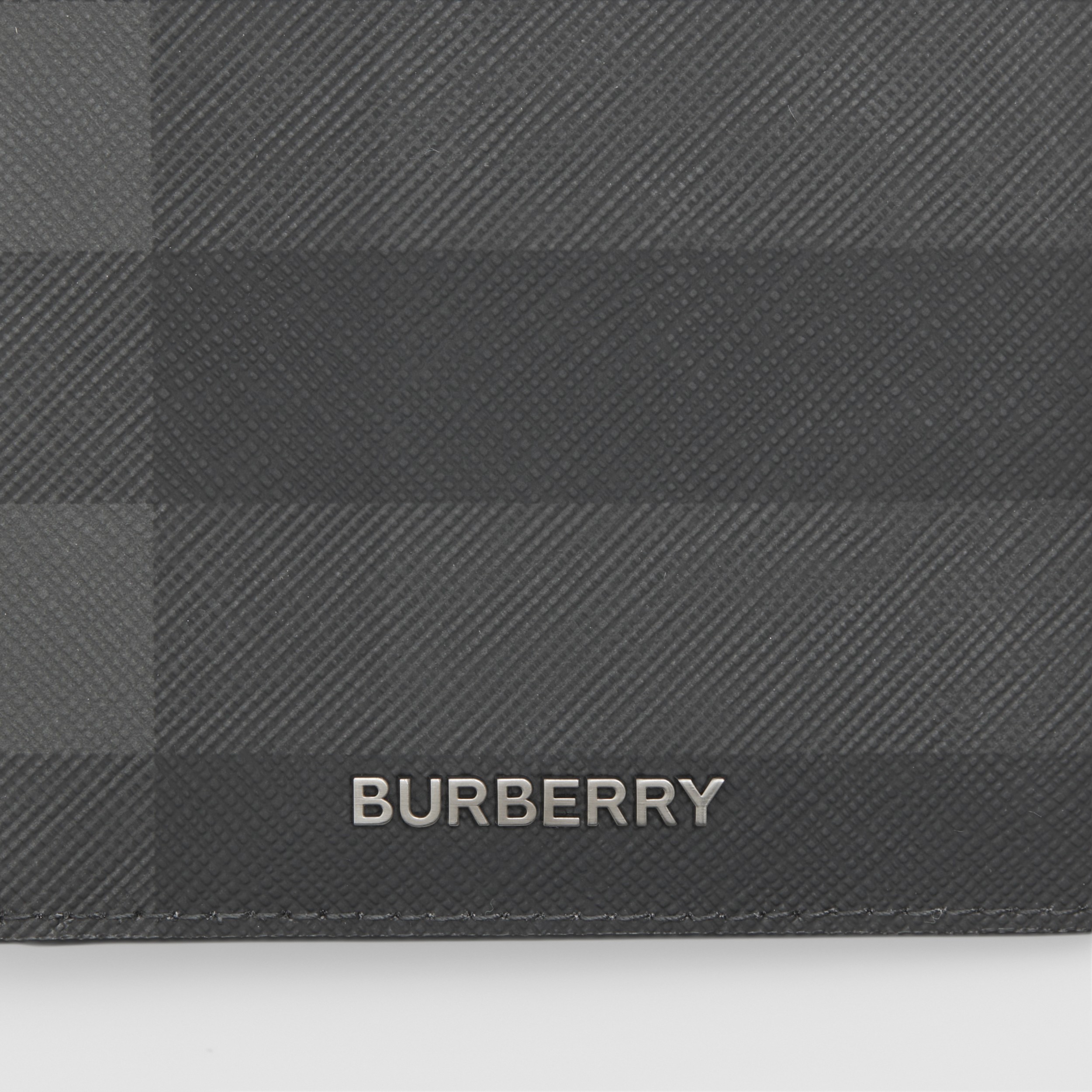 チャコールチェック バイフォールド コインウォレット (チャコール) - メンズ | Burberry®公式サイト