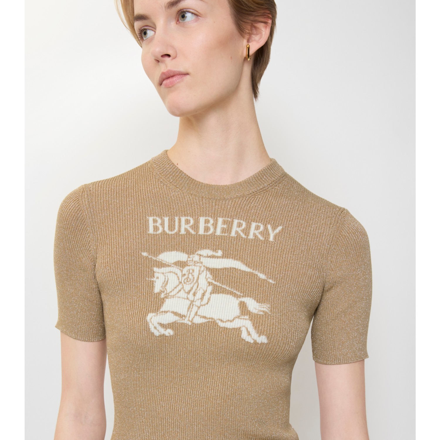 EKD Metallic Wool Blend Top