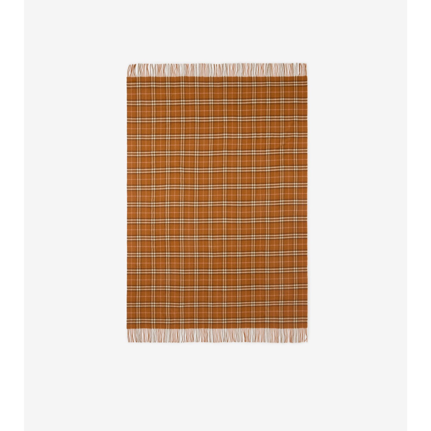 Check Cashmere Blanket