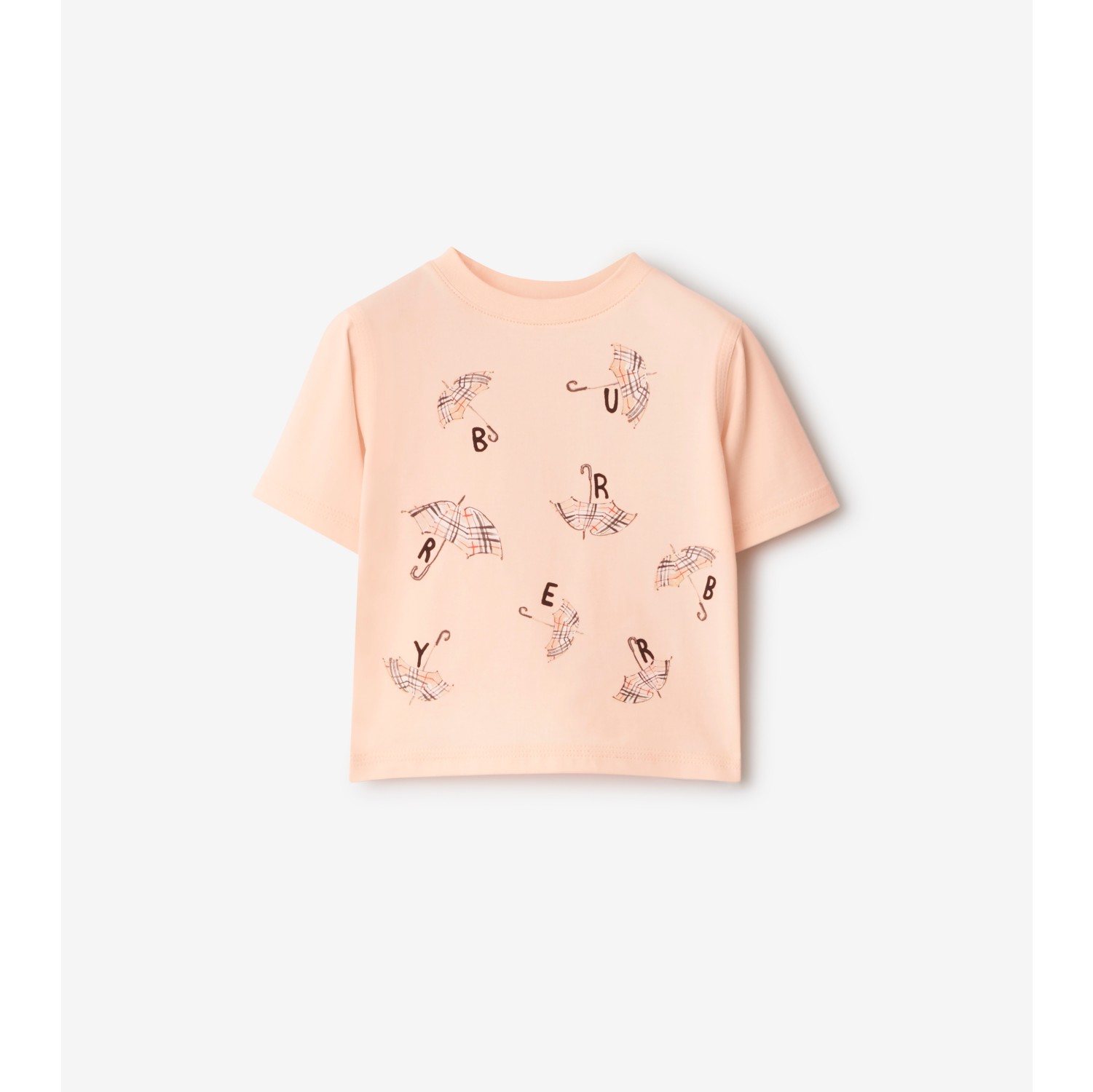 Umbrella Logo Cotton T-shirt