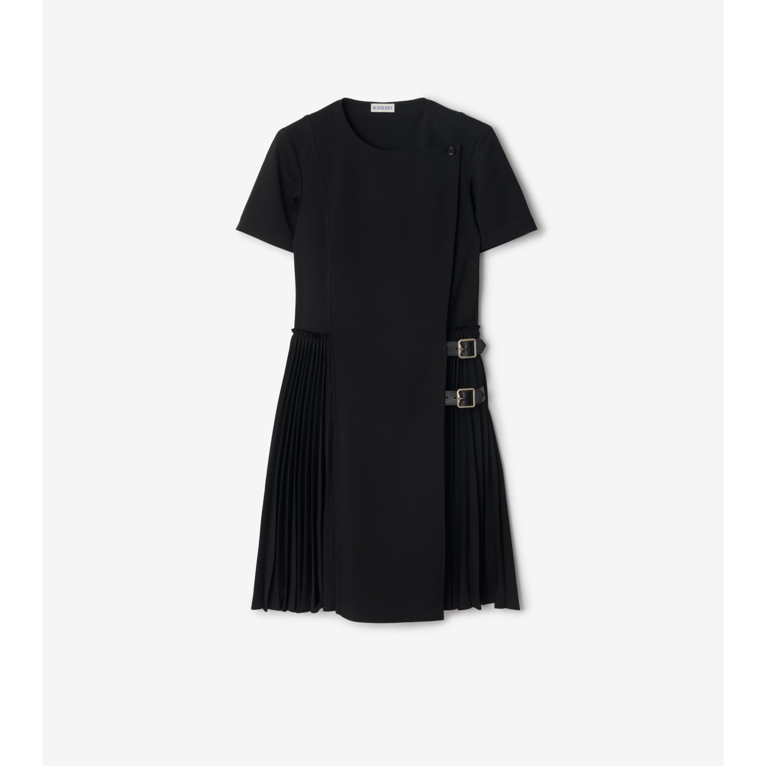 Wool Blend Kilt Dress