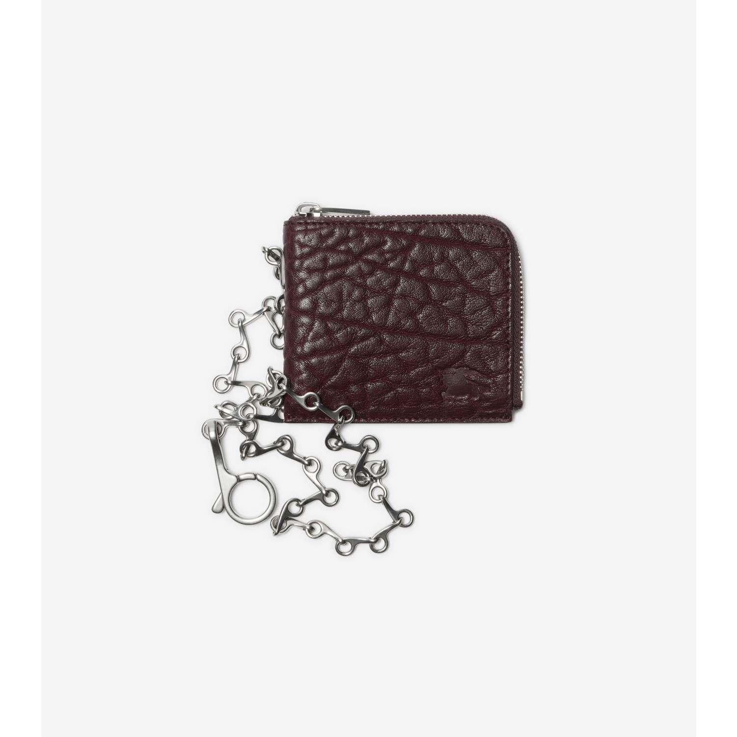 BURBERRY Men Leather Chain Wallet