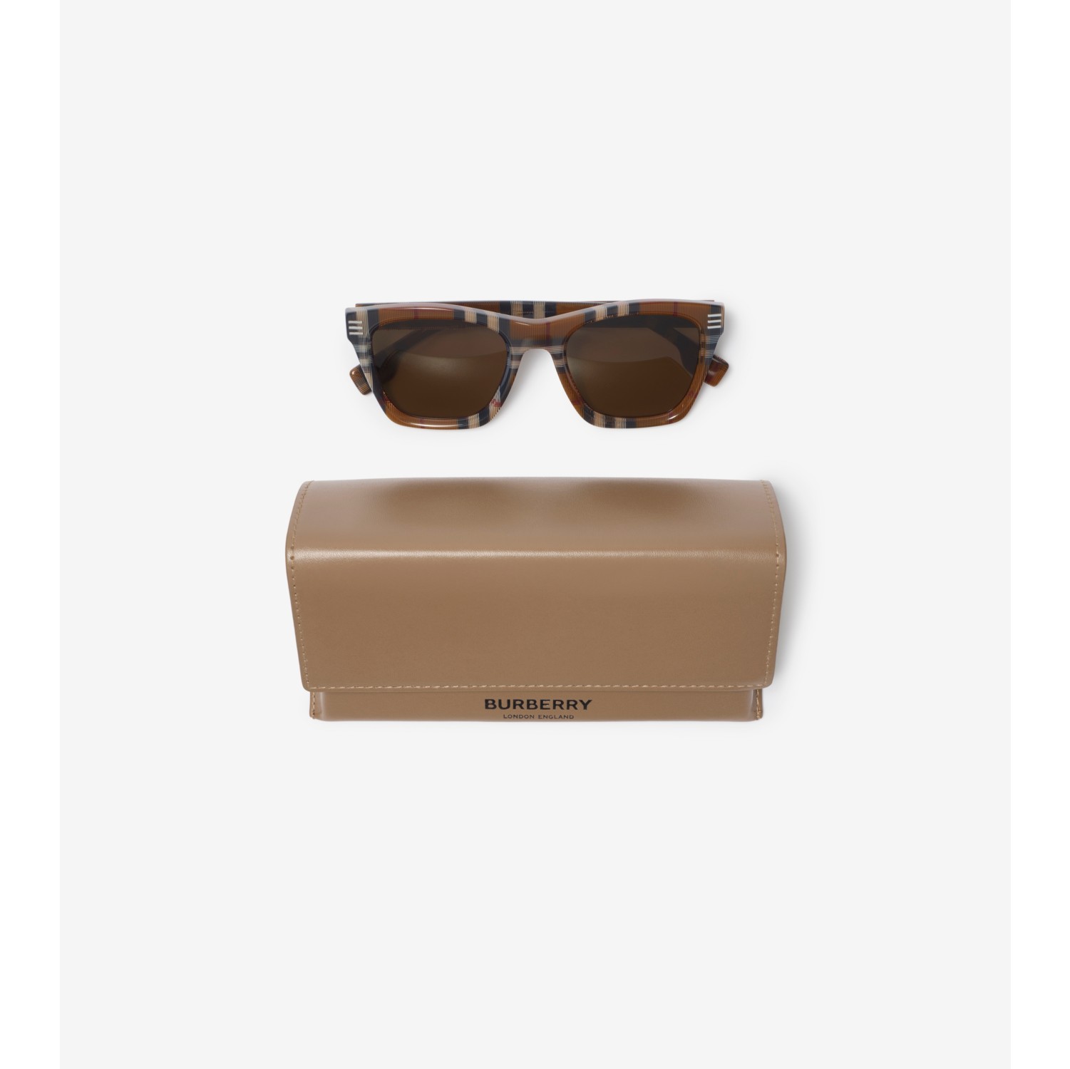 Check Square Sunglasses