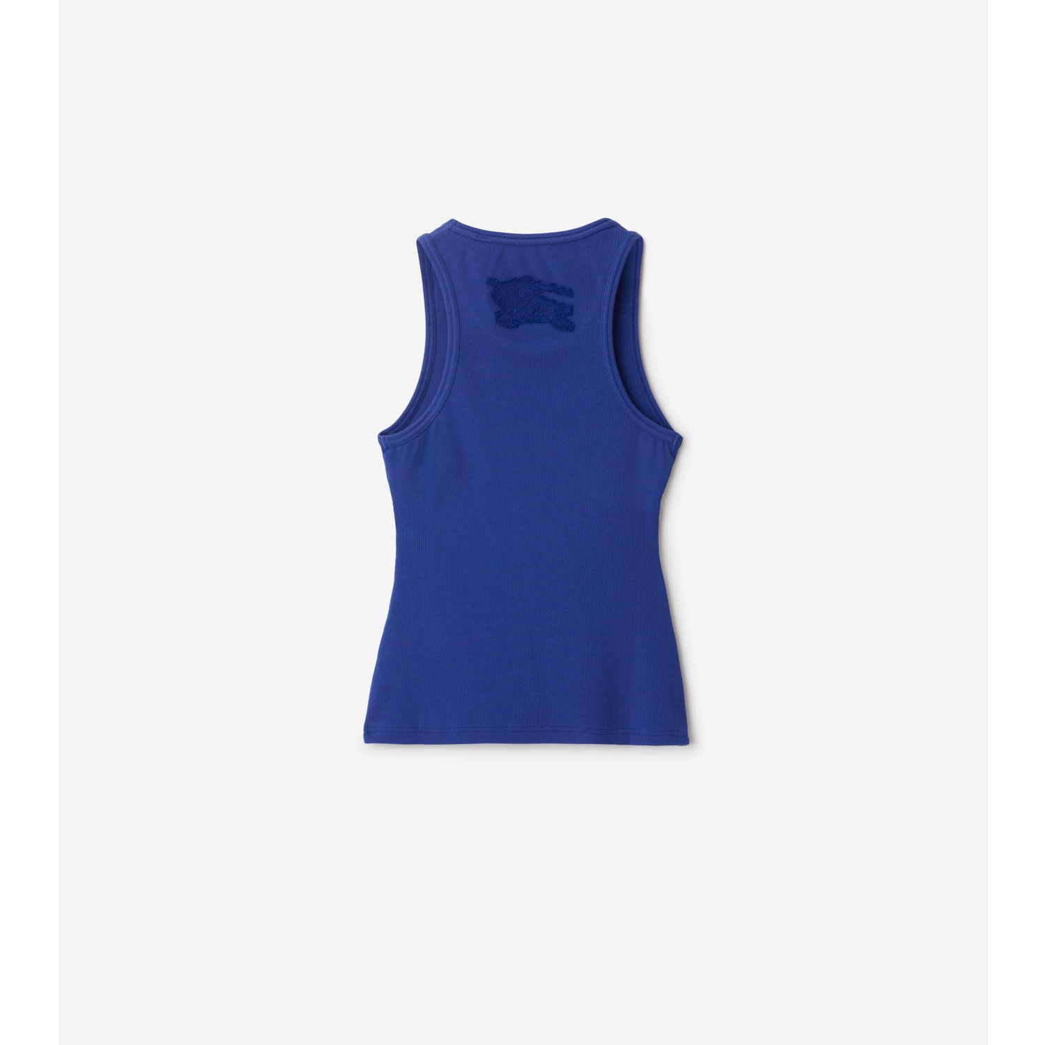 Stretch Cotton Tank Top in Knight - Women | Burberry® Official