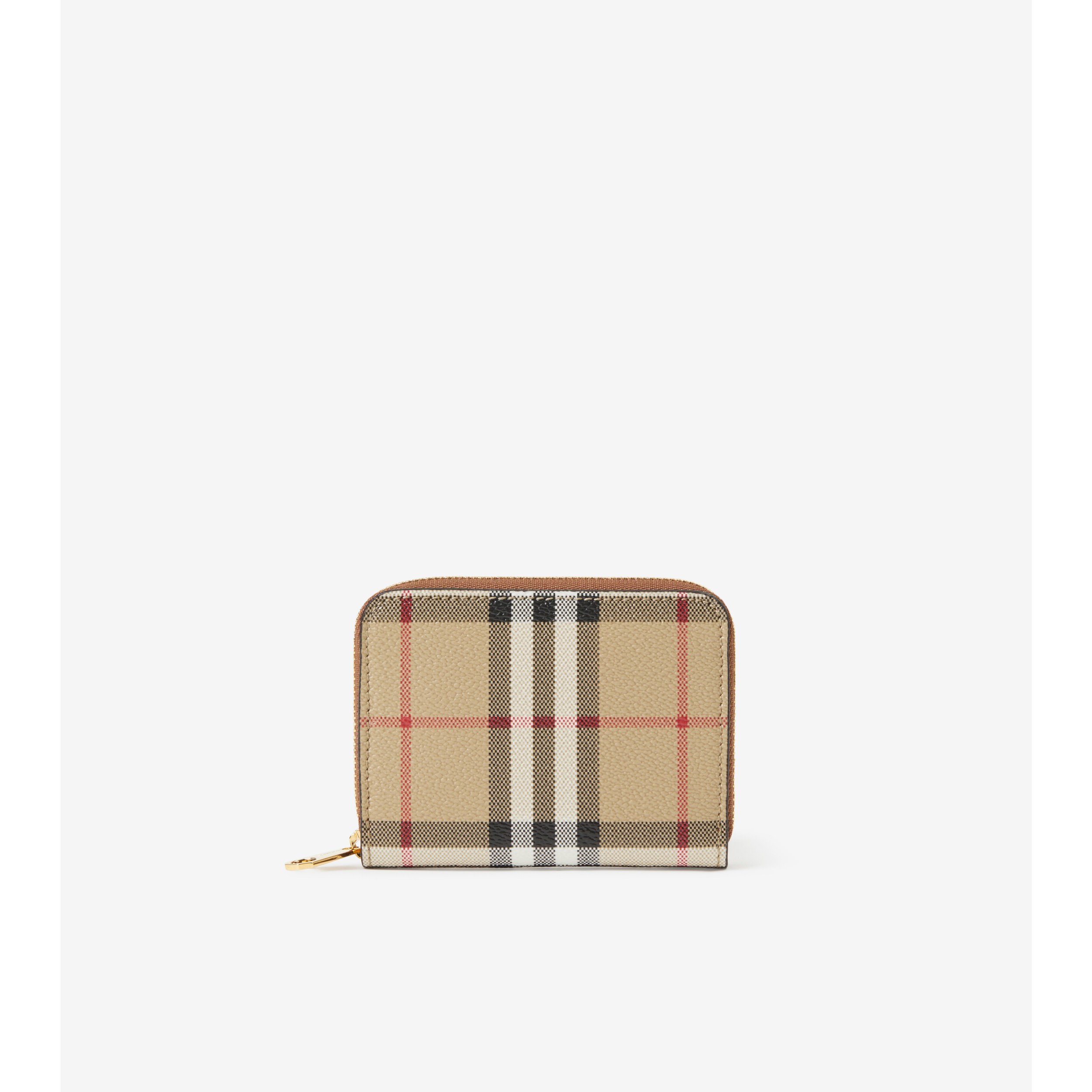 Burberry Vintage Check and Leather Card Case