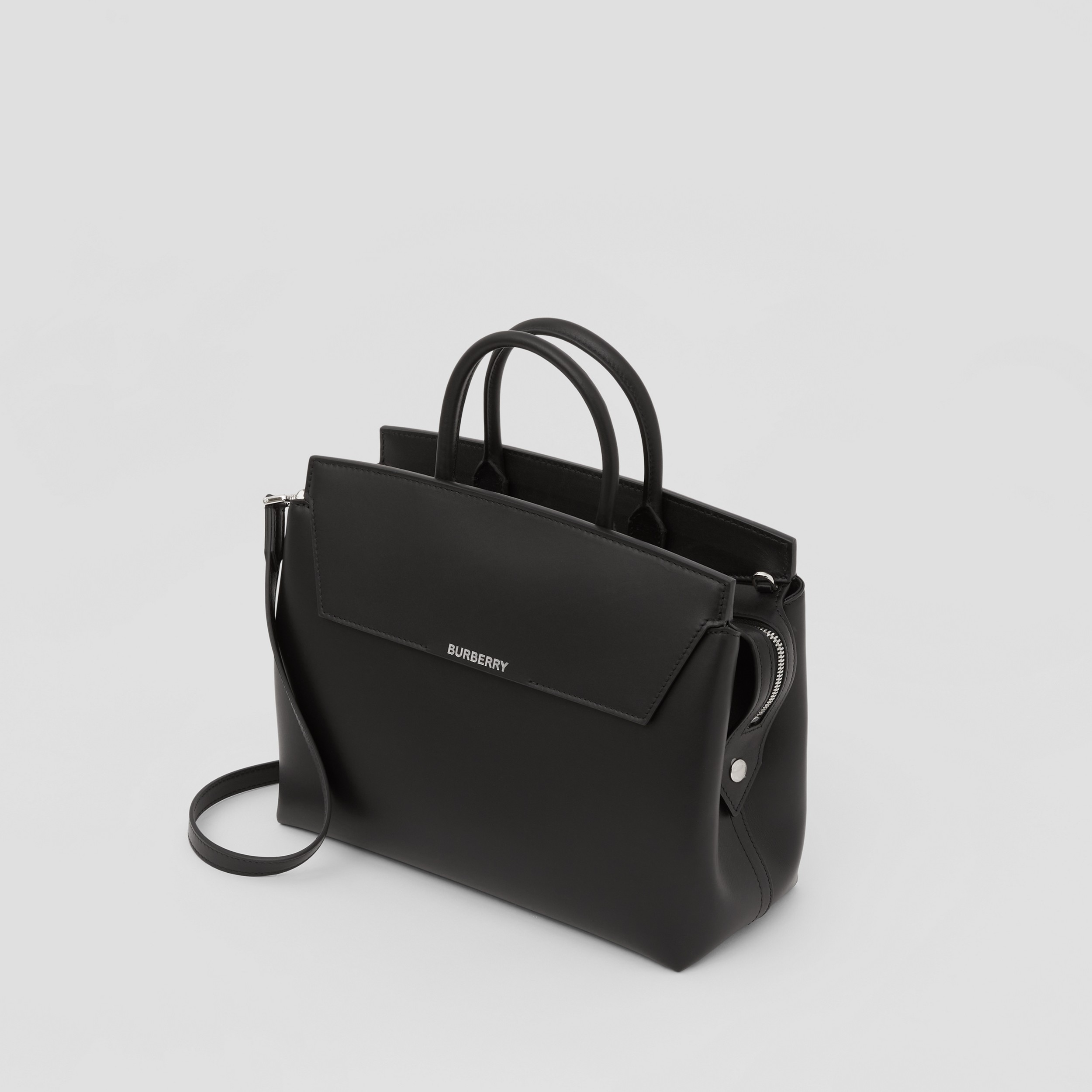Leather Medium Catherine Bag in Black - Women | Burberry® Official - 4