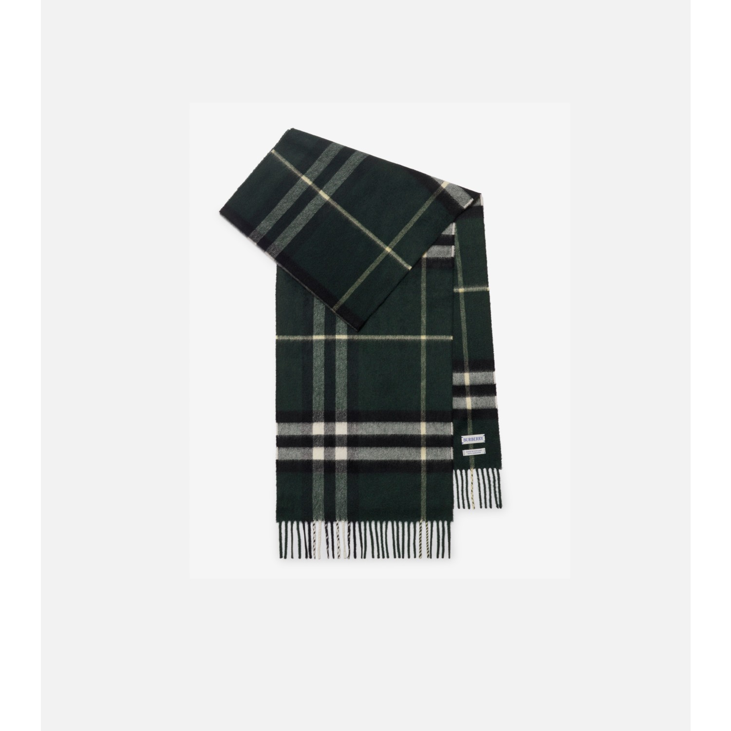 Check Cashmere Scarf