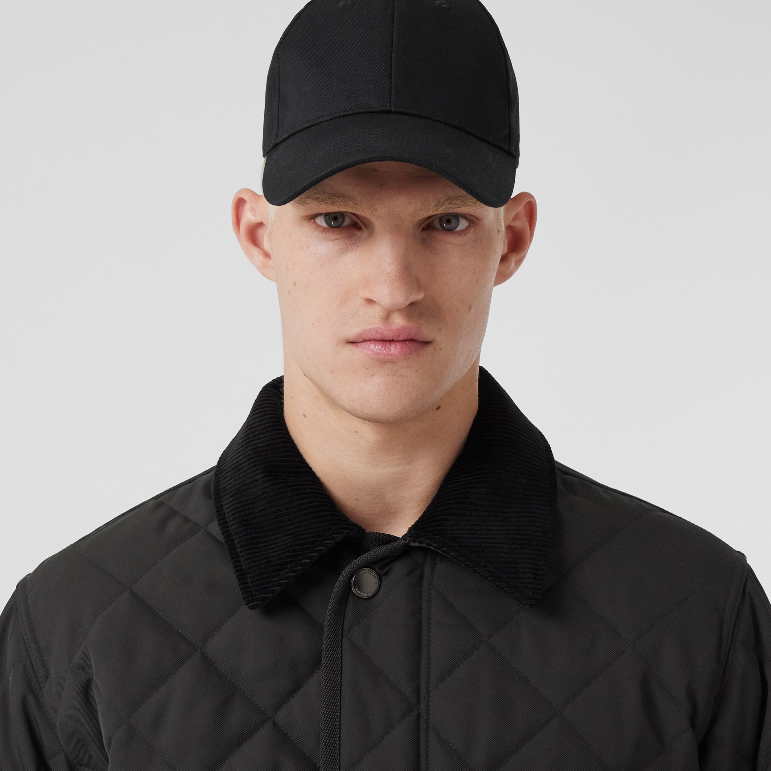 Diamond Quilted Thermoregulated Field Jacket in Black - Men | Burberry® Official - 2