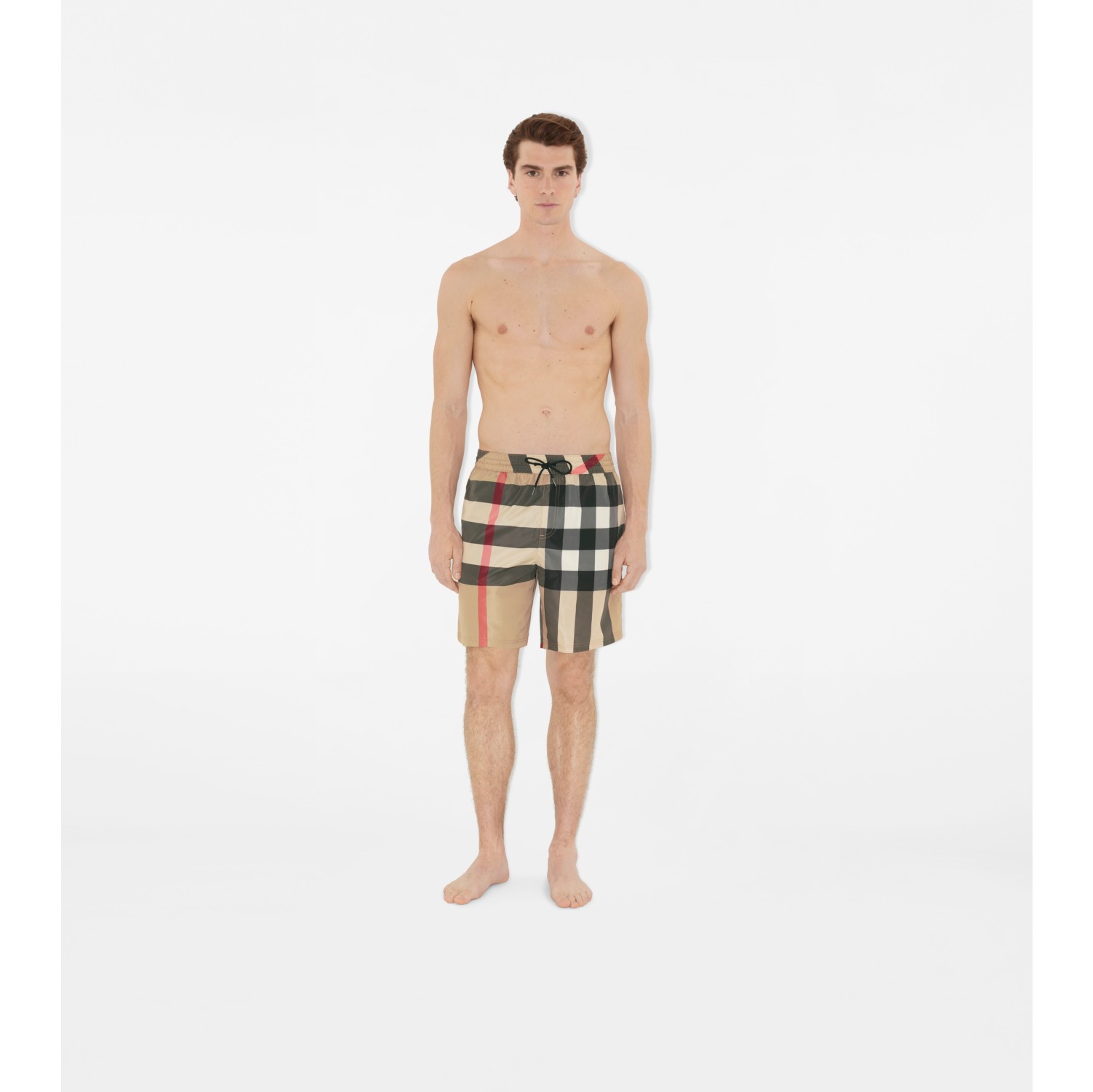 Check Swim Shorts