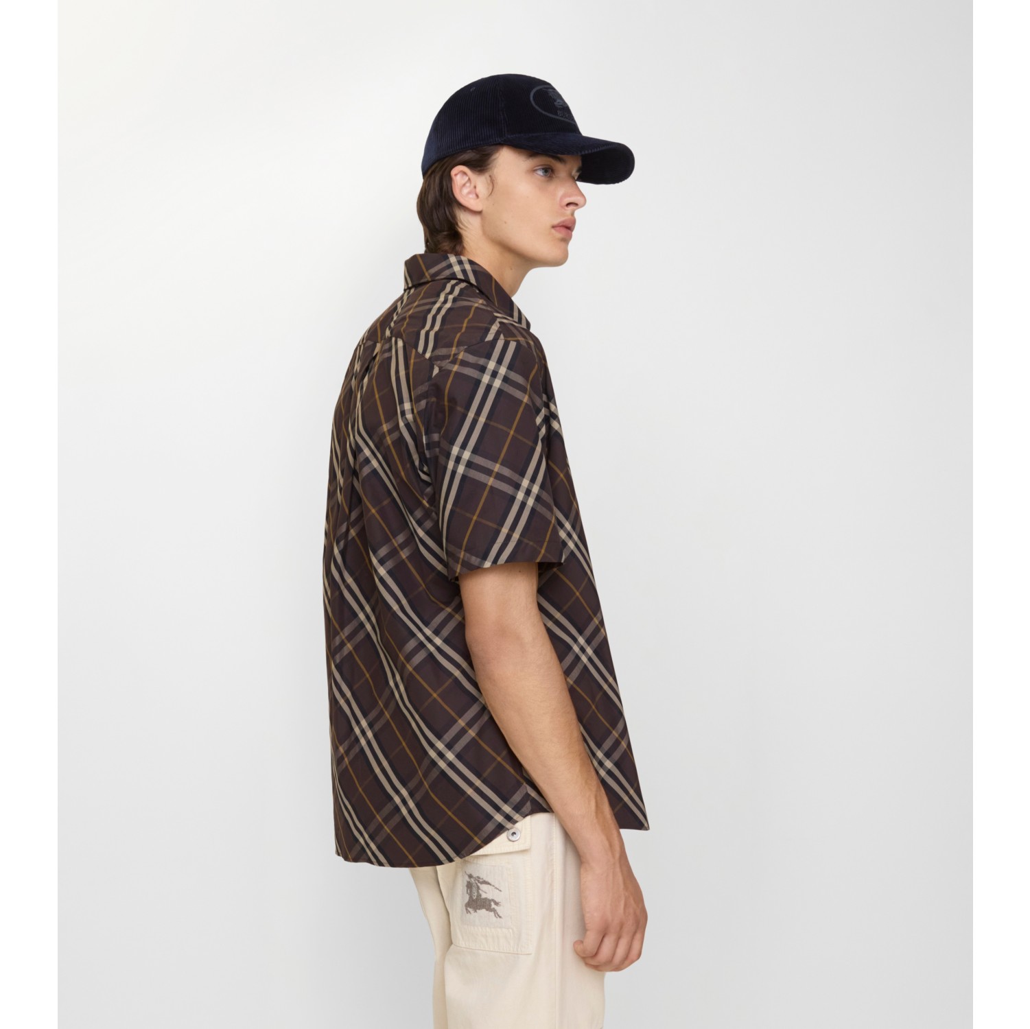 Relaxed Fit Check Cotton Shirt