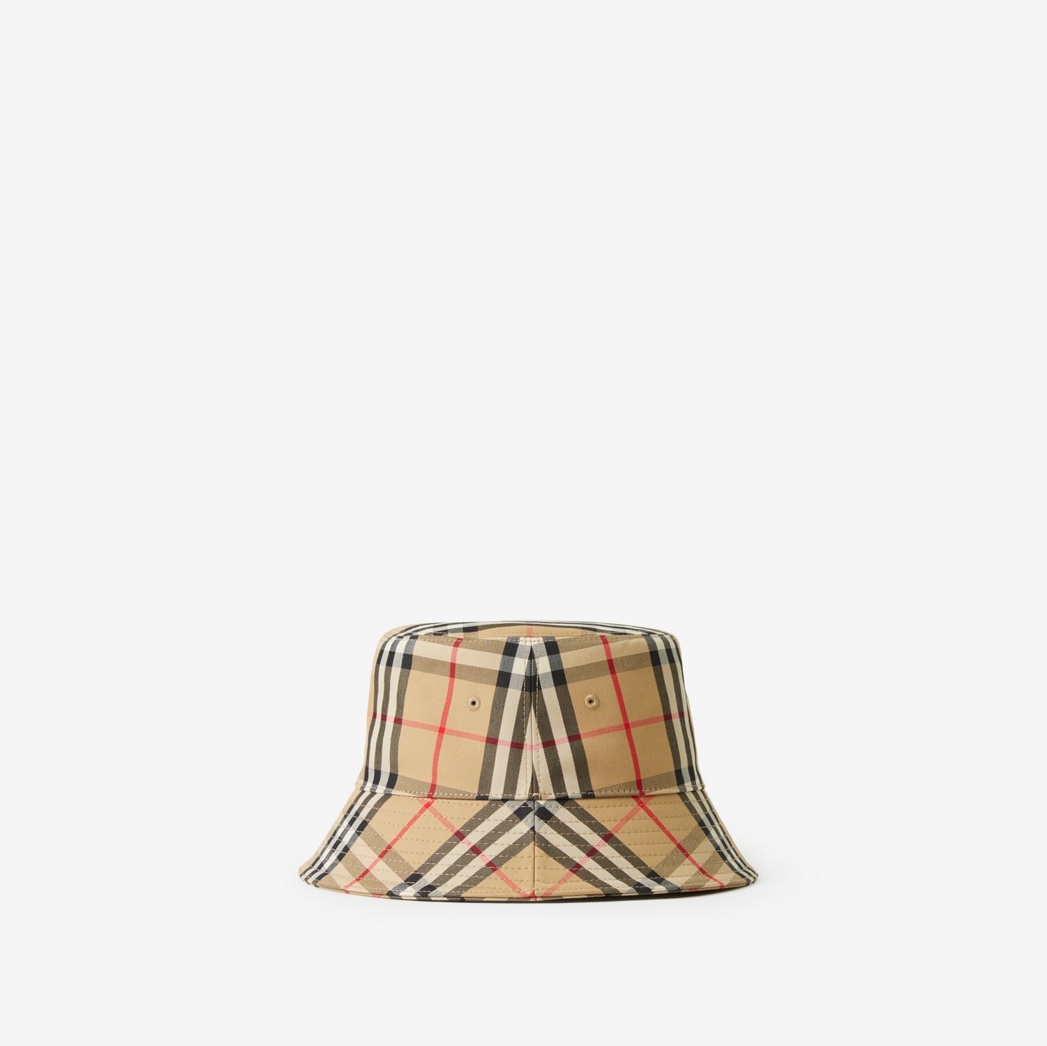 Vintage 格纹功能性棉质渔夫帽 (典藏米色) | Burberry® 博柏利官网