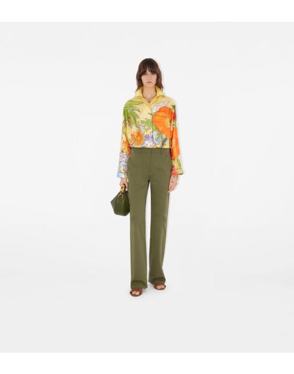 Highgrove Cascading Flowers Silk Pyjama Shirt