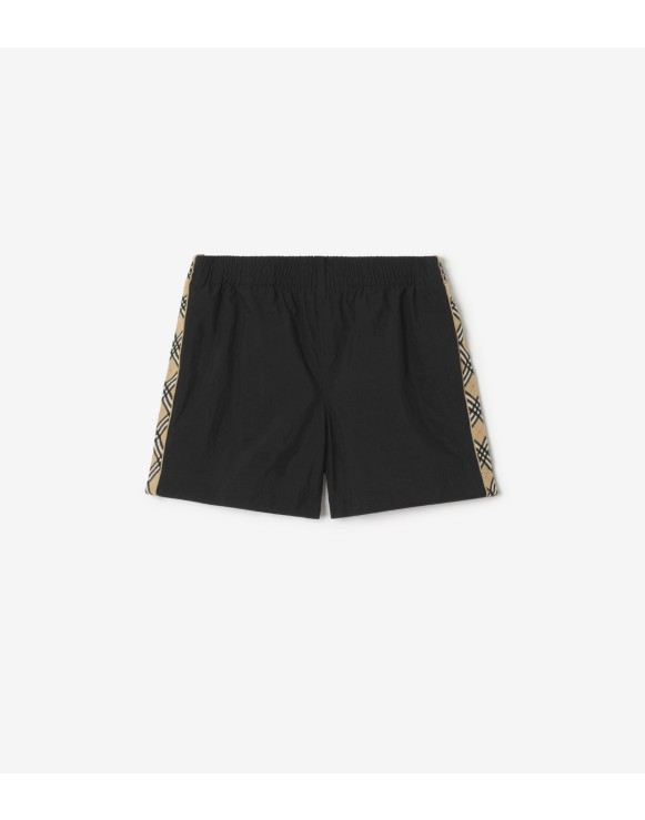 Check Trim Swim Shorts