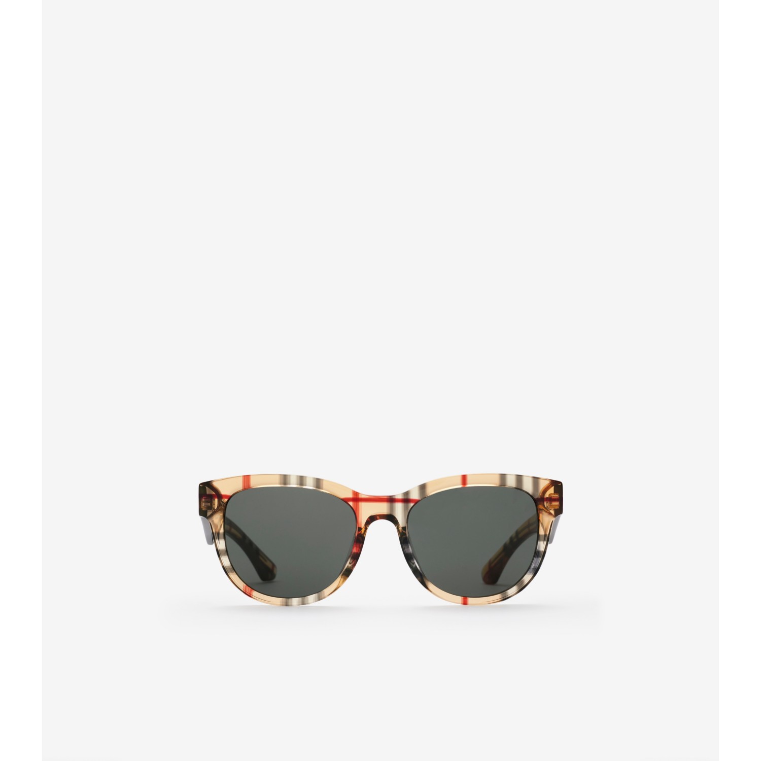 Check Round Sunglasses