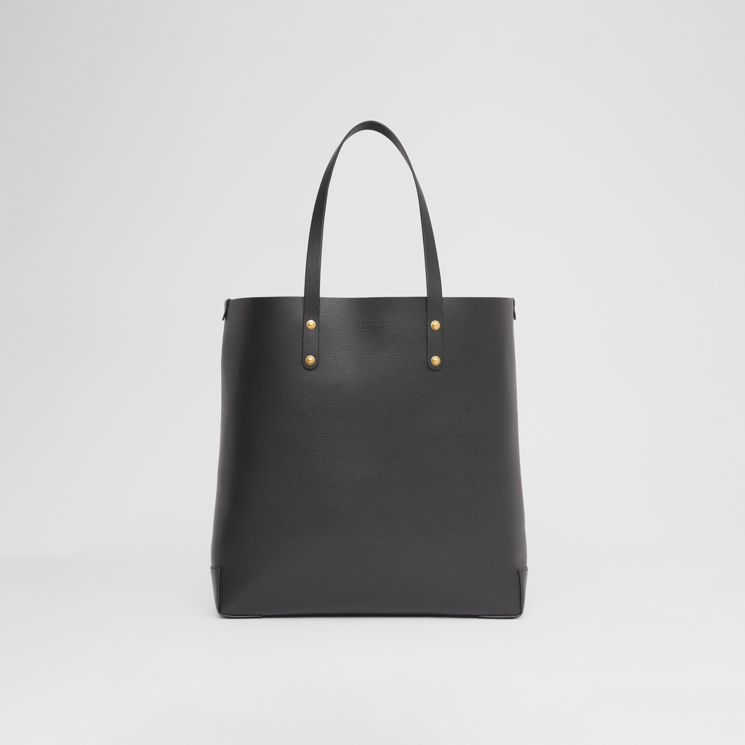 Large Grainy Leather Tote Bag in Black - Women | Burberry United States
