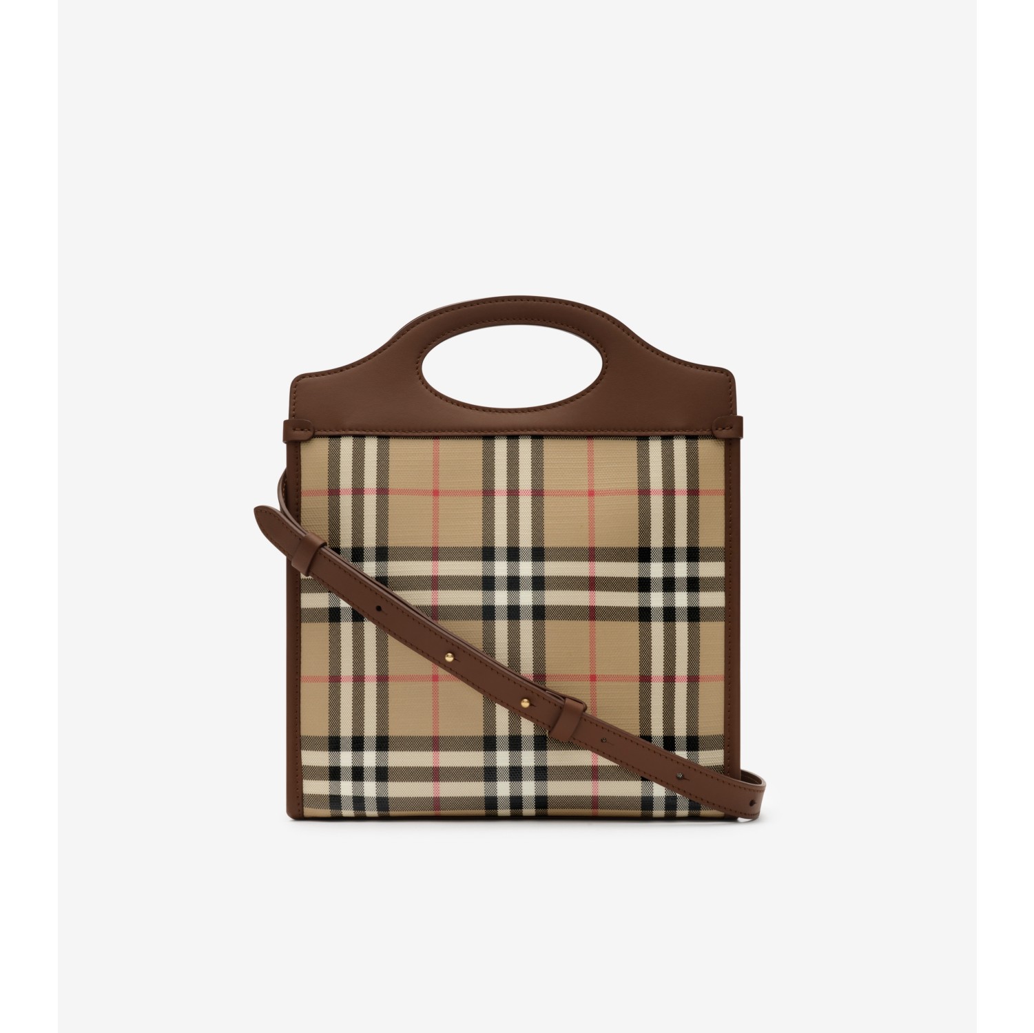 Small Pocket Bag in Archive beige - Women, Cotton | Burberry® Official